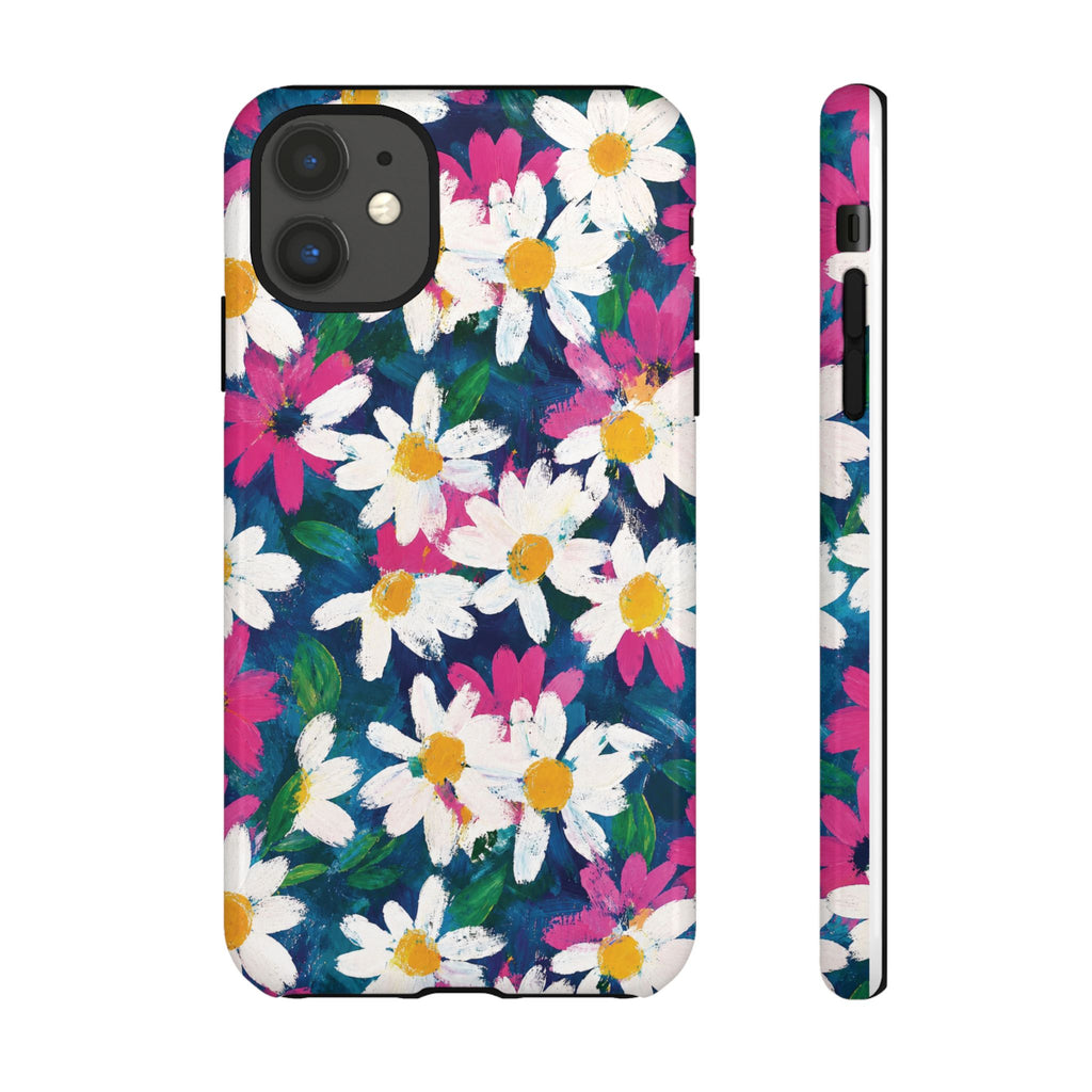 Painted Daisy Floral Tough Case