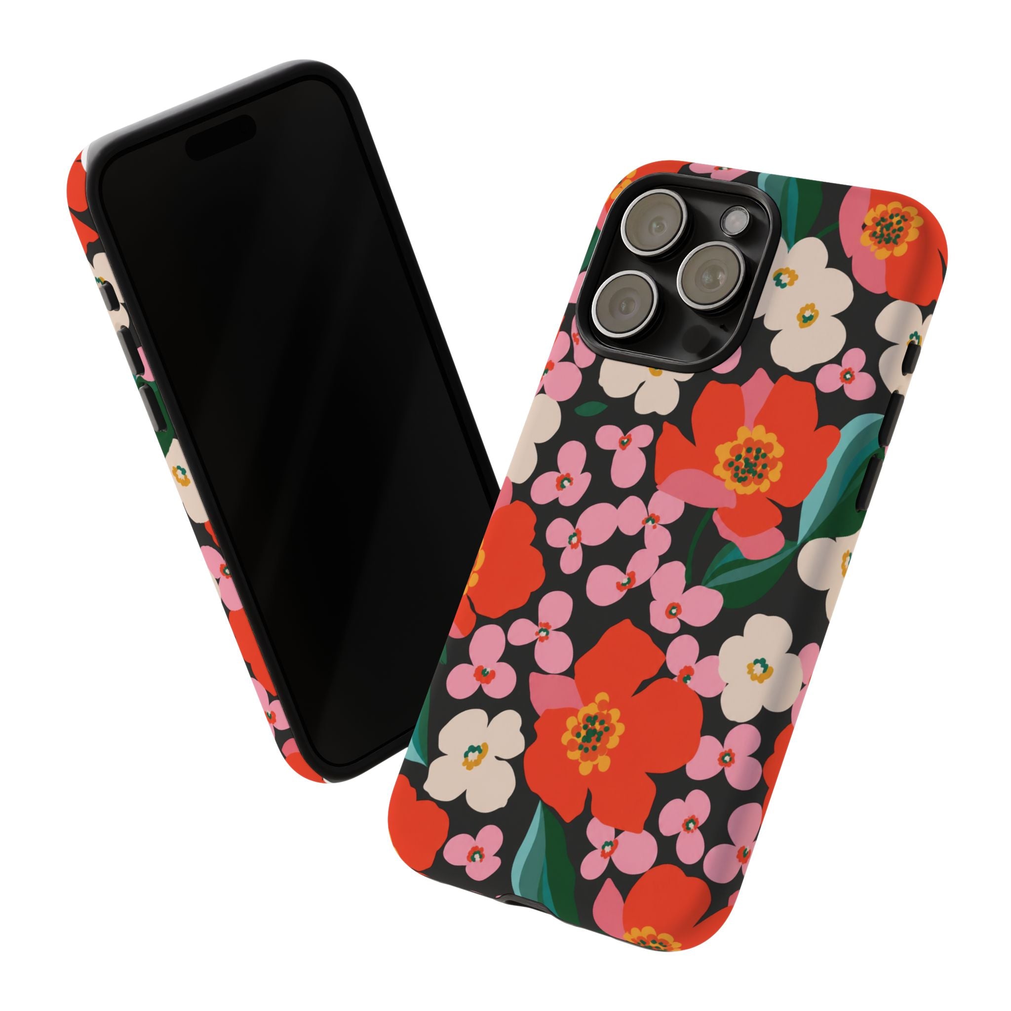 Bold Retro Floral Tough Case