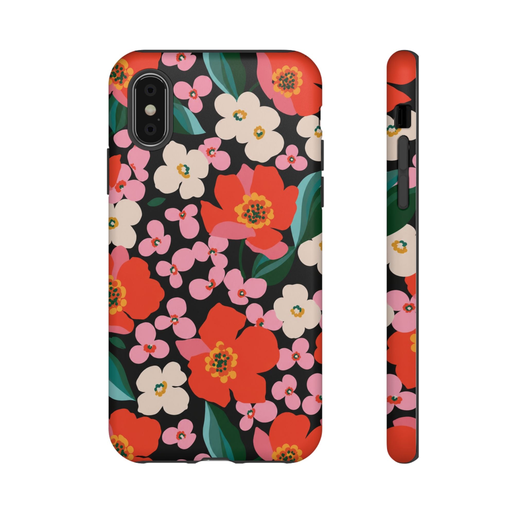 Bold Retro Floral Tough Case