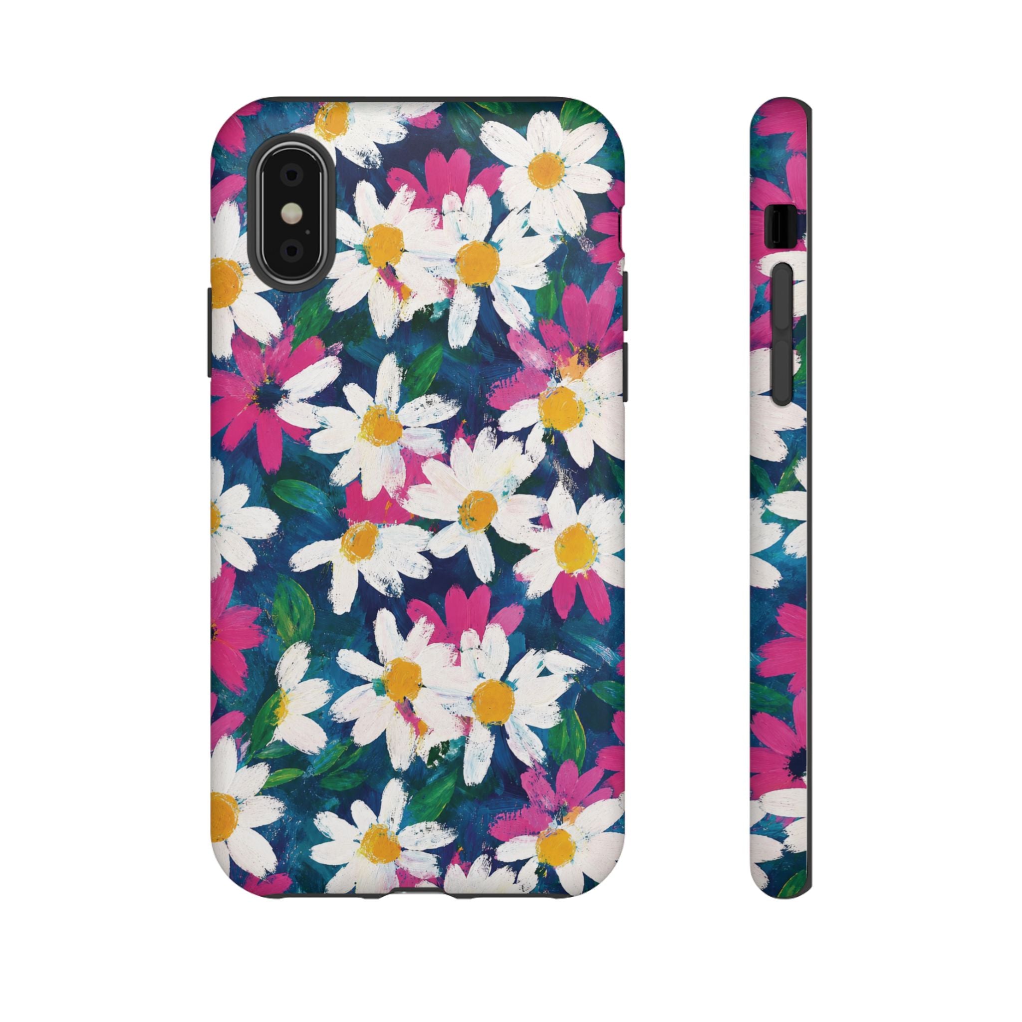 Painted Daisy Floral Tough Case