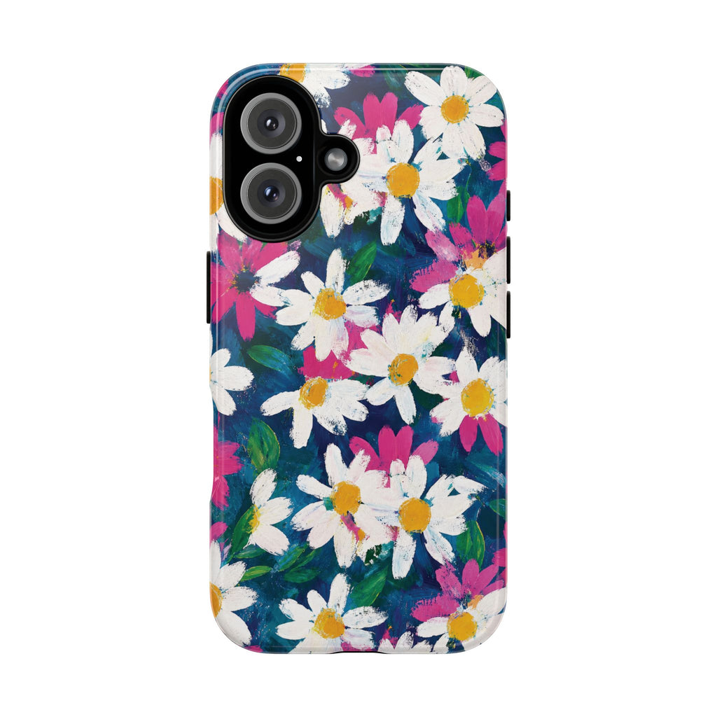 Painted Daisy Floral Tough Case