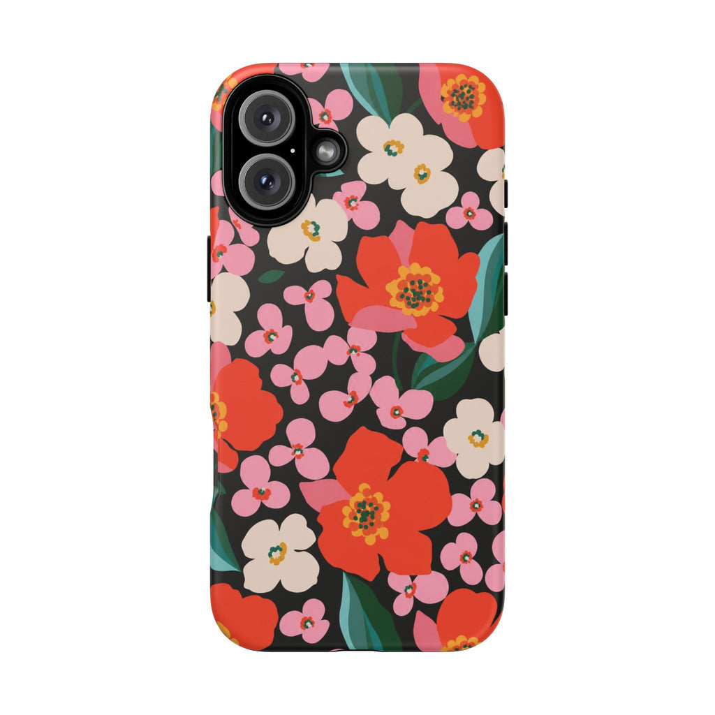 Bold Retro Floral Tough Case