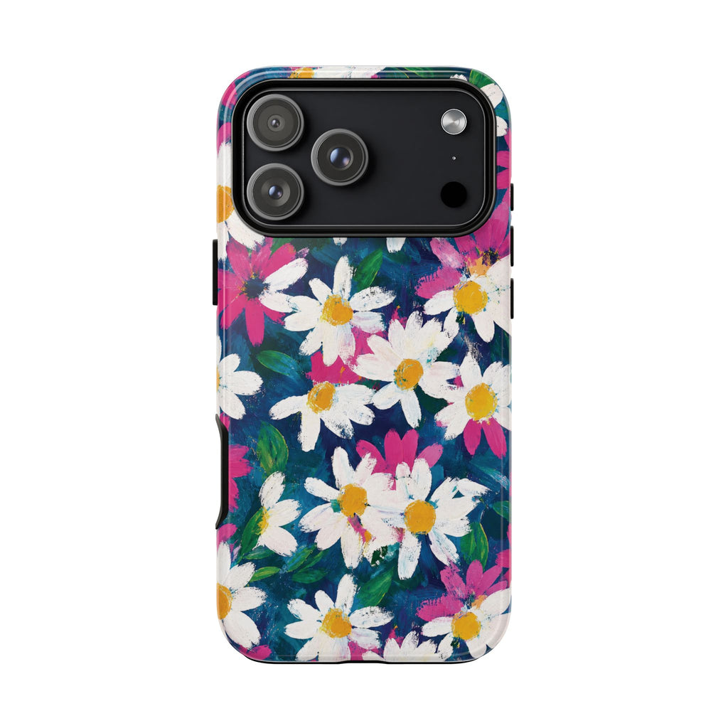 Painted Daisy Floral Tough Case