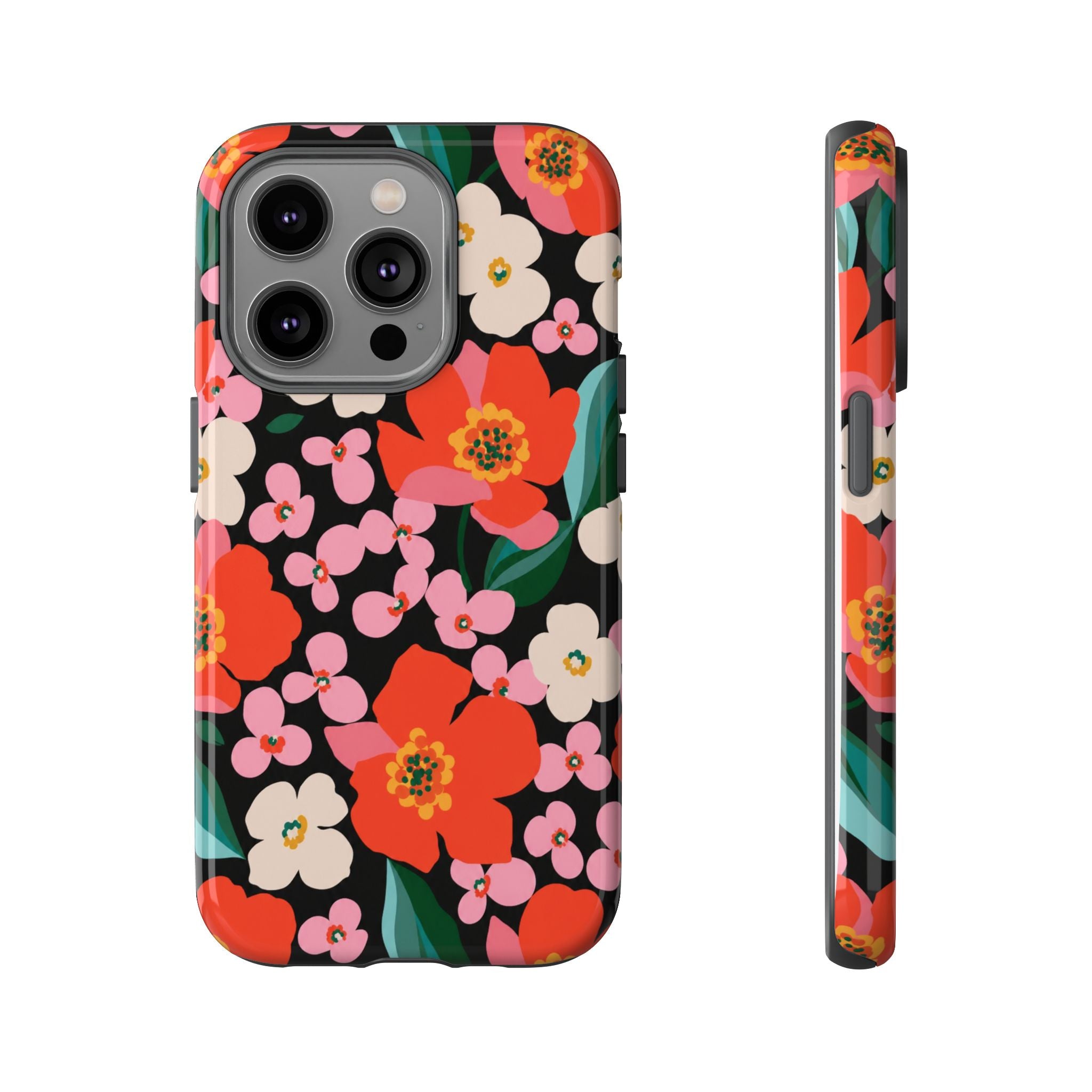 Bold Retro Floral Tough Case