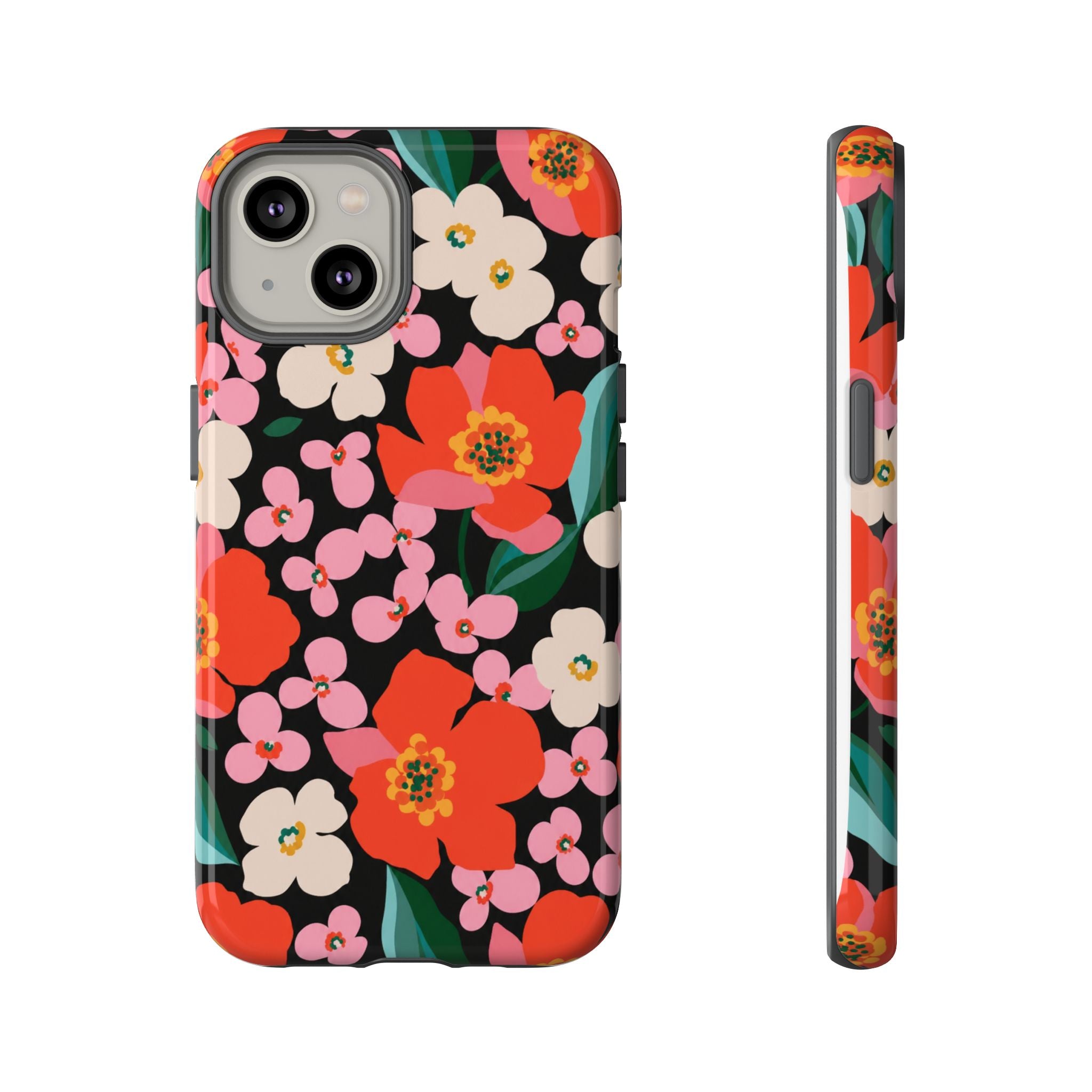 Bold Retro Floral Tough Case