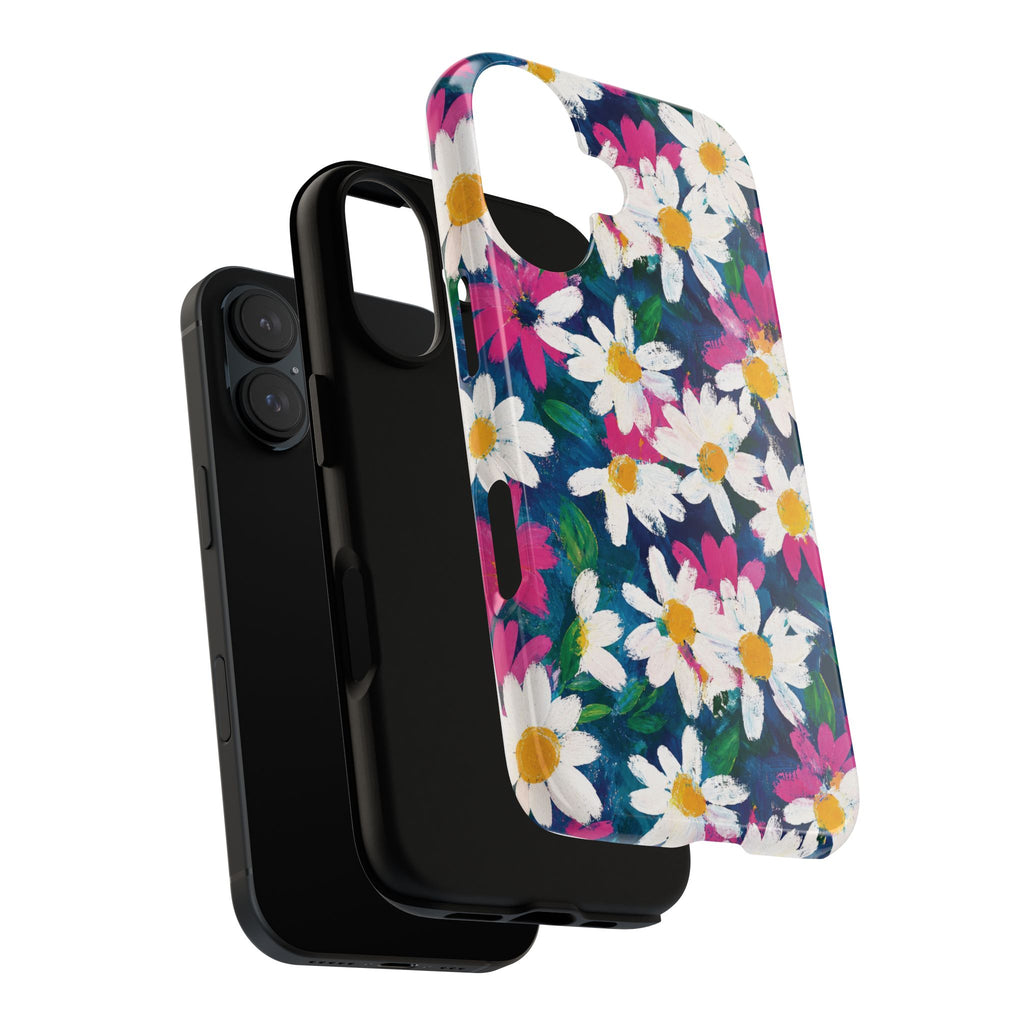 Painted Daisy Floral Tough Case