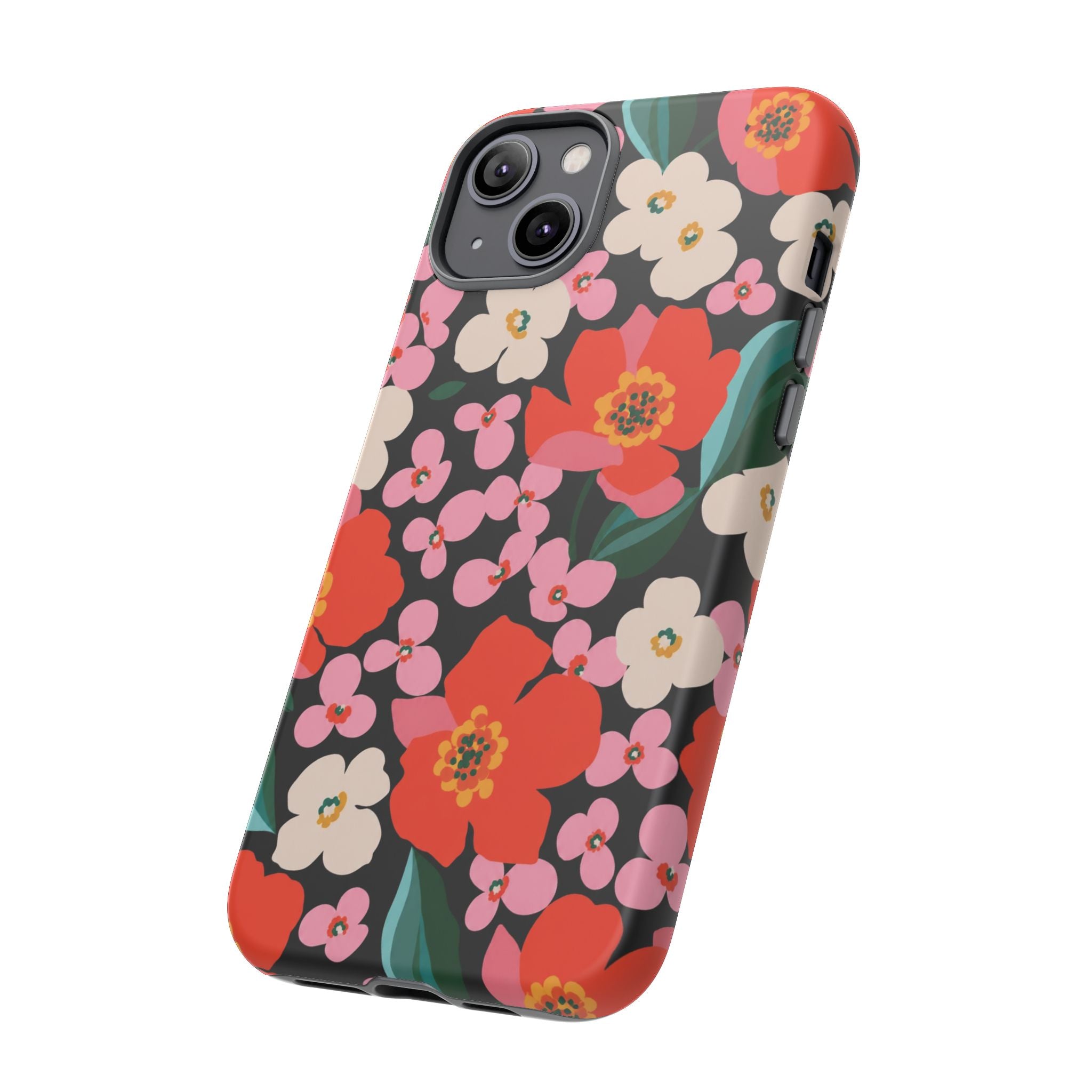 Bold Retro Floral Tough Case