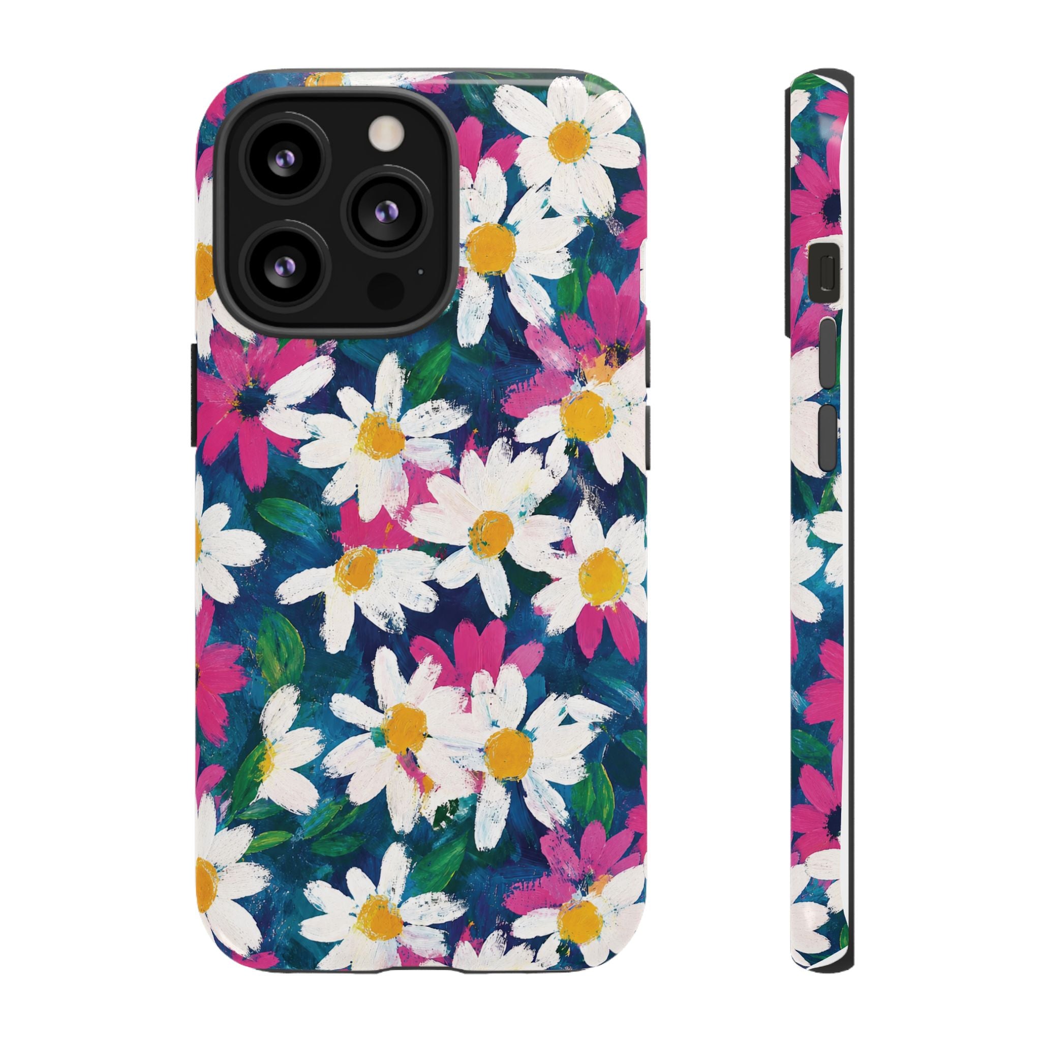 Painted Daisy Floral Tough Case