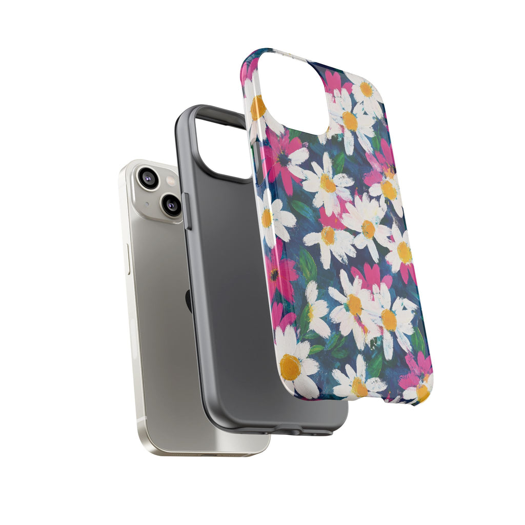 Painted Daisy Floral Tough Case
