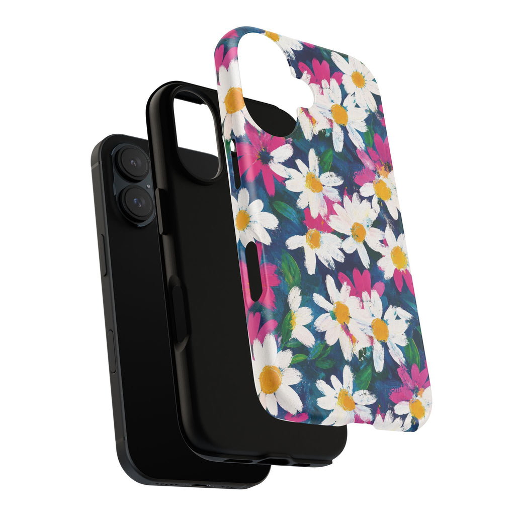 Painted Daisy Floral Tough Case