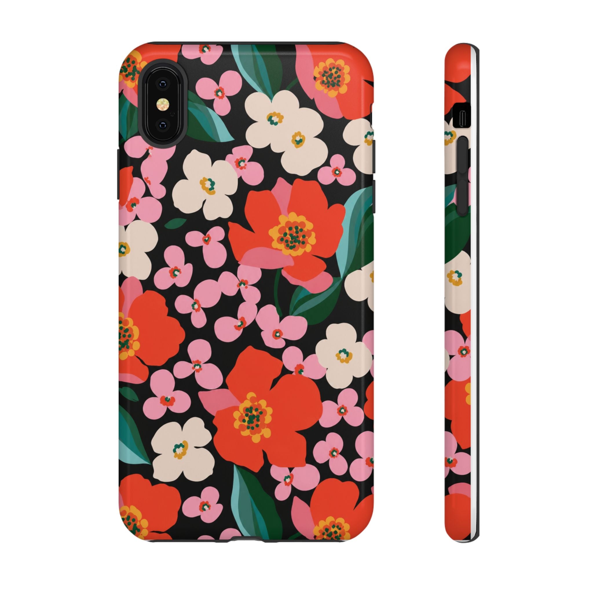 Bold Retro Floral Tough Case
