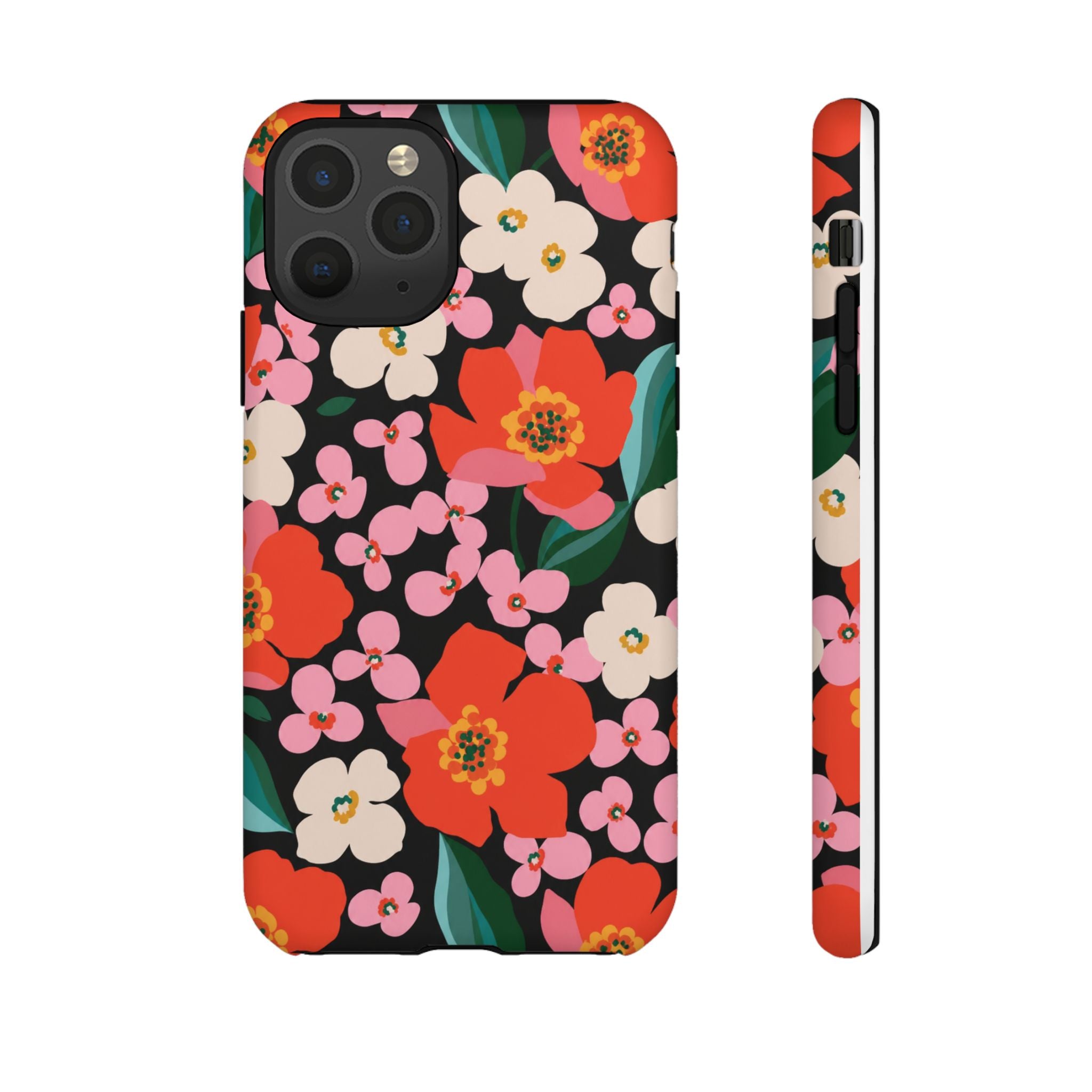 Bold Retro Floral Tough Case