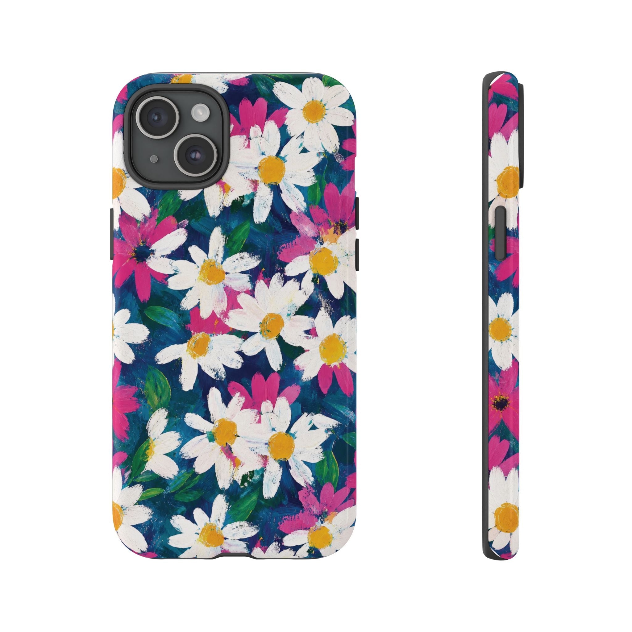 Painted Daisy Floral Tough Case