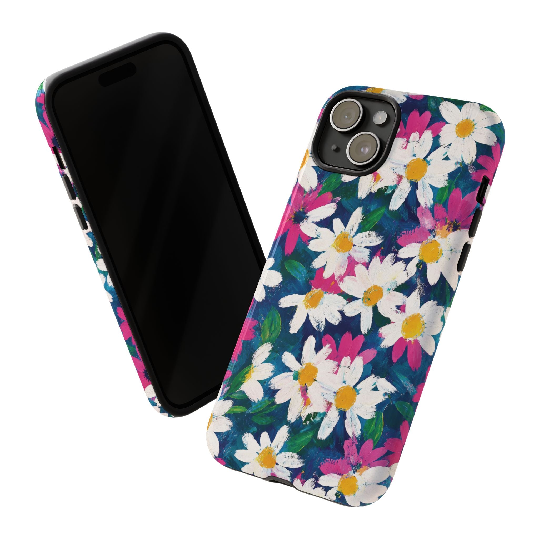Painted Daisy Floral Tough Case