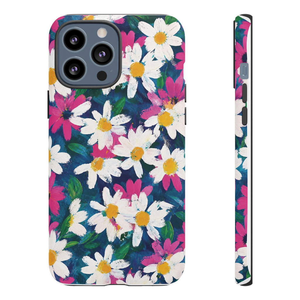 Painted Daisy Floral Tough Case