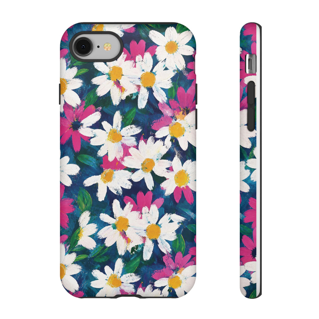 Painted Daisy Floral Tough Case