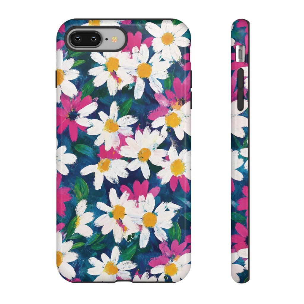 Painted Daisy Floral Tough Case