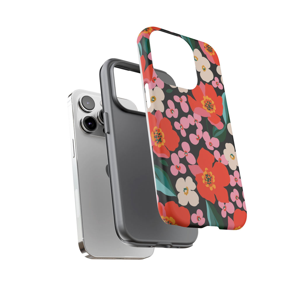 Bold Retro Floral Tough Case