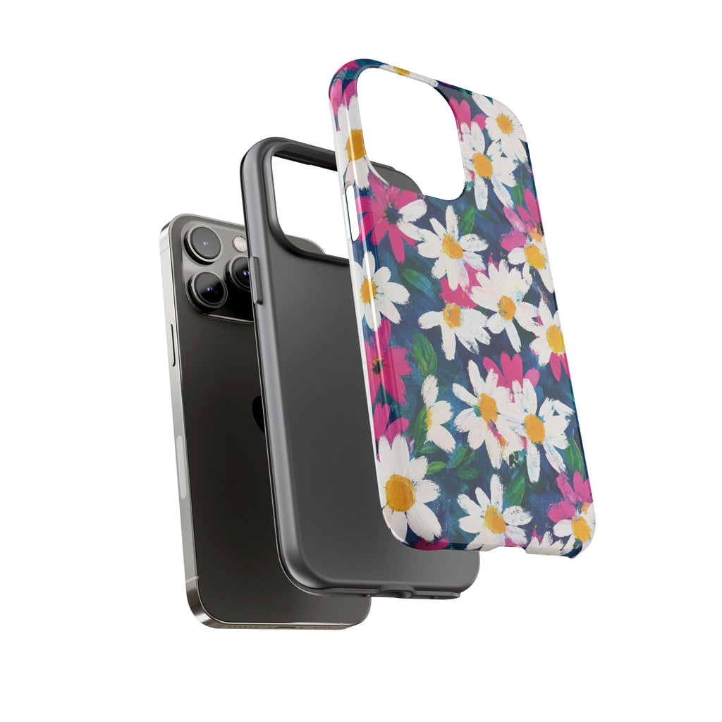 Painted Daisy Floral Tough Case