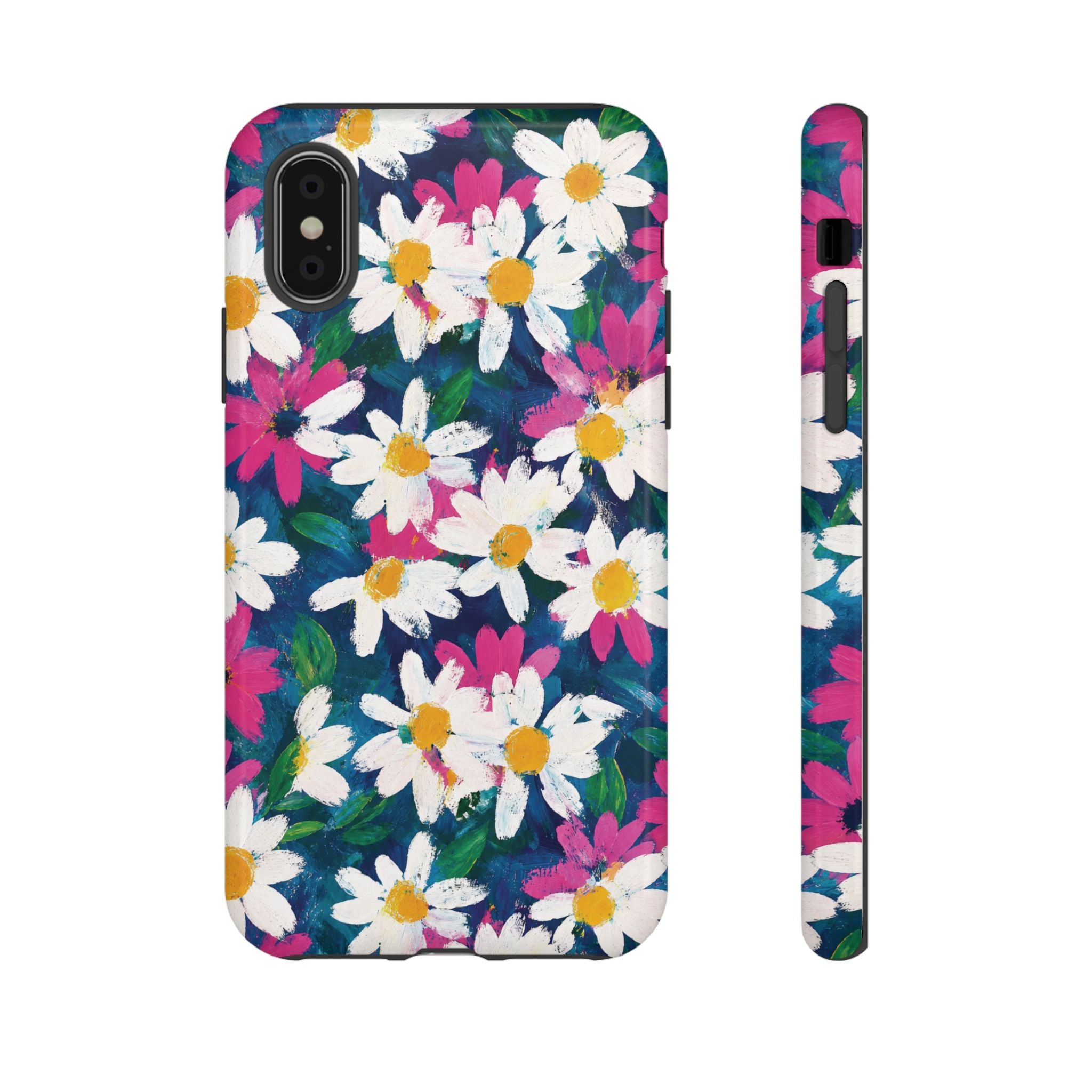 Painted Daisy Floral Tough Case
