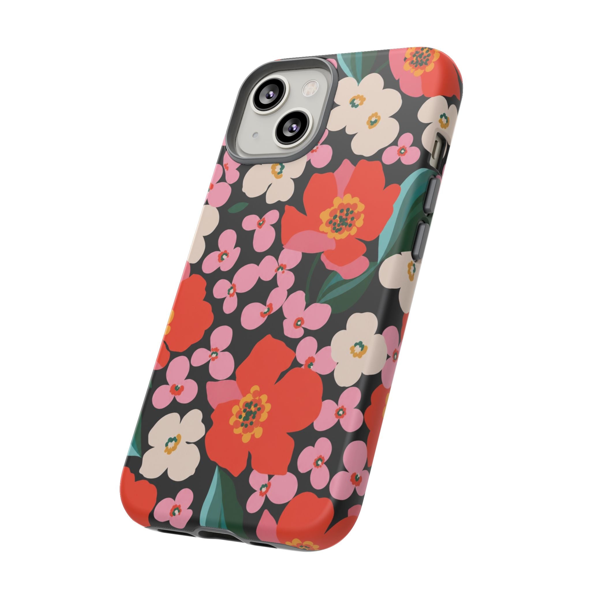 Bold Retro Floral Tough Case