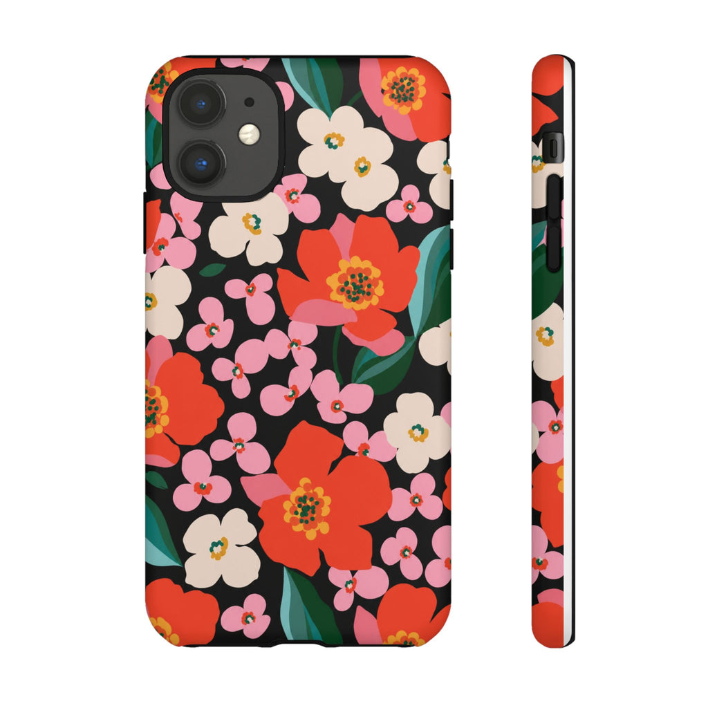 Bold Retro Floral Tough Case