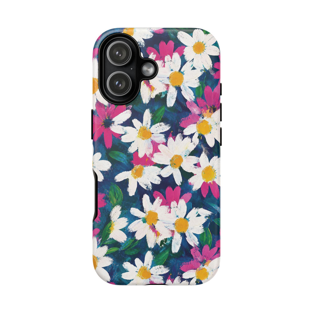 Painted Daisy Floral Tough Case