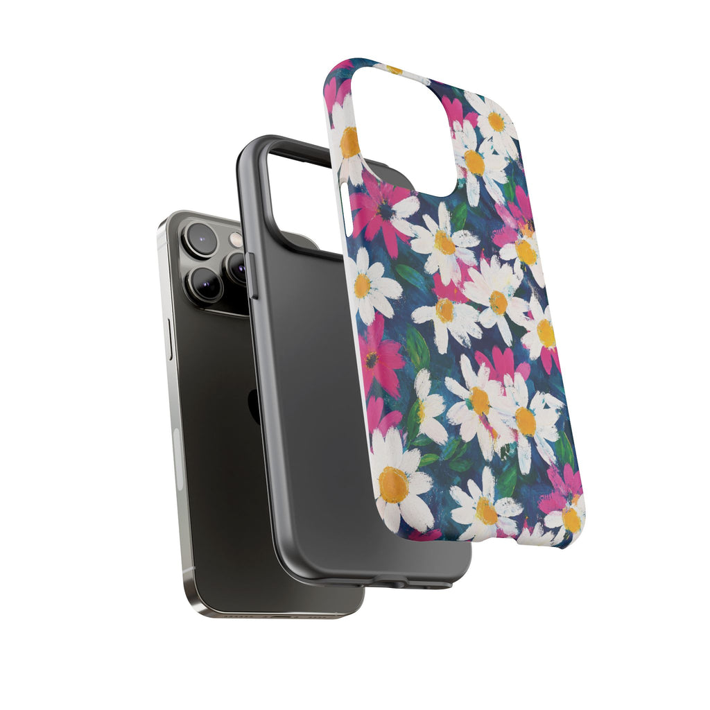 Painted Daisy Floral Tough Case
