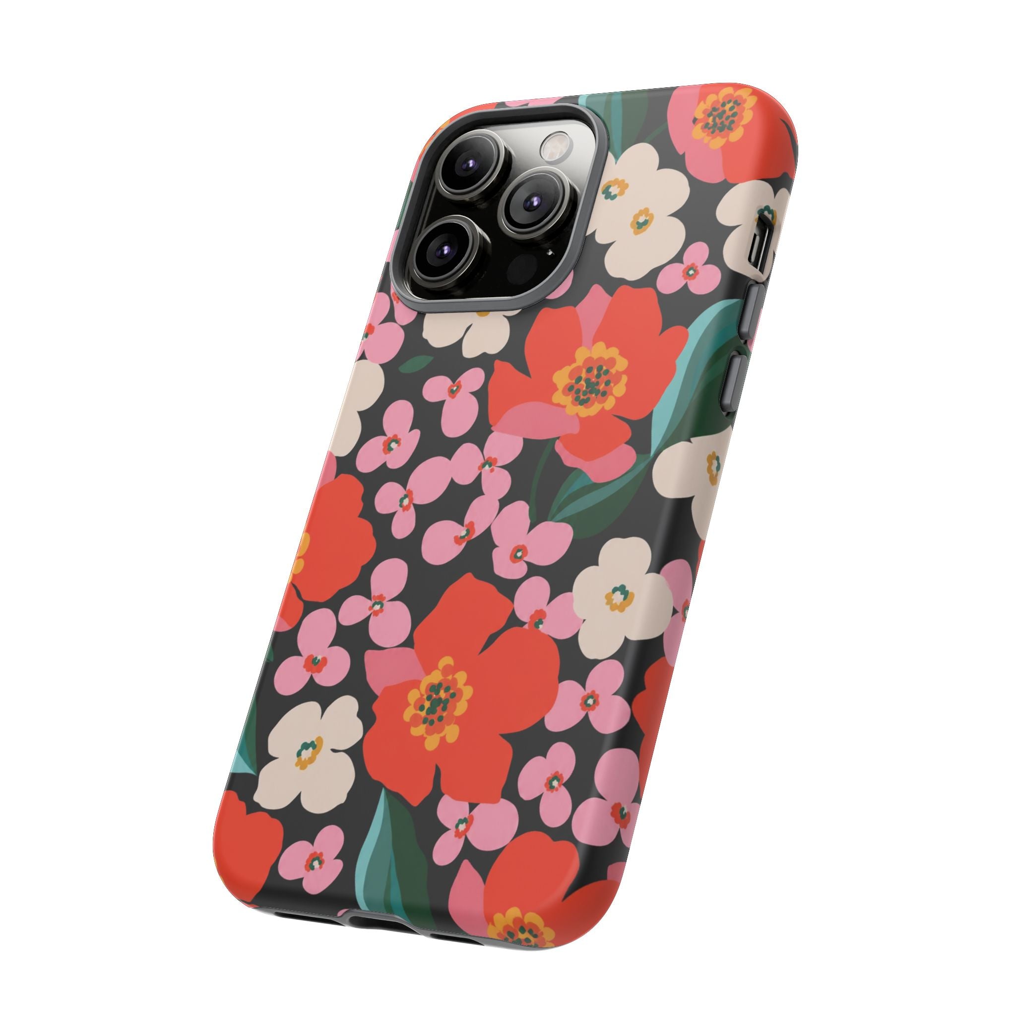 Bold Retro Floral Tough Case