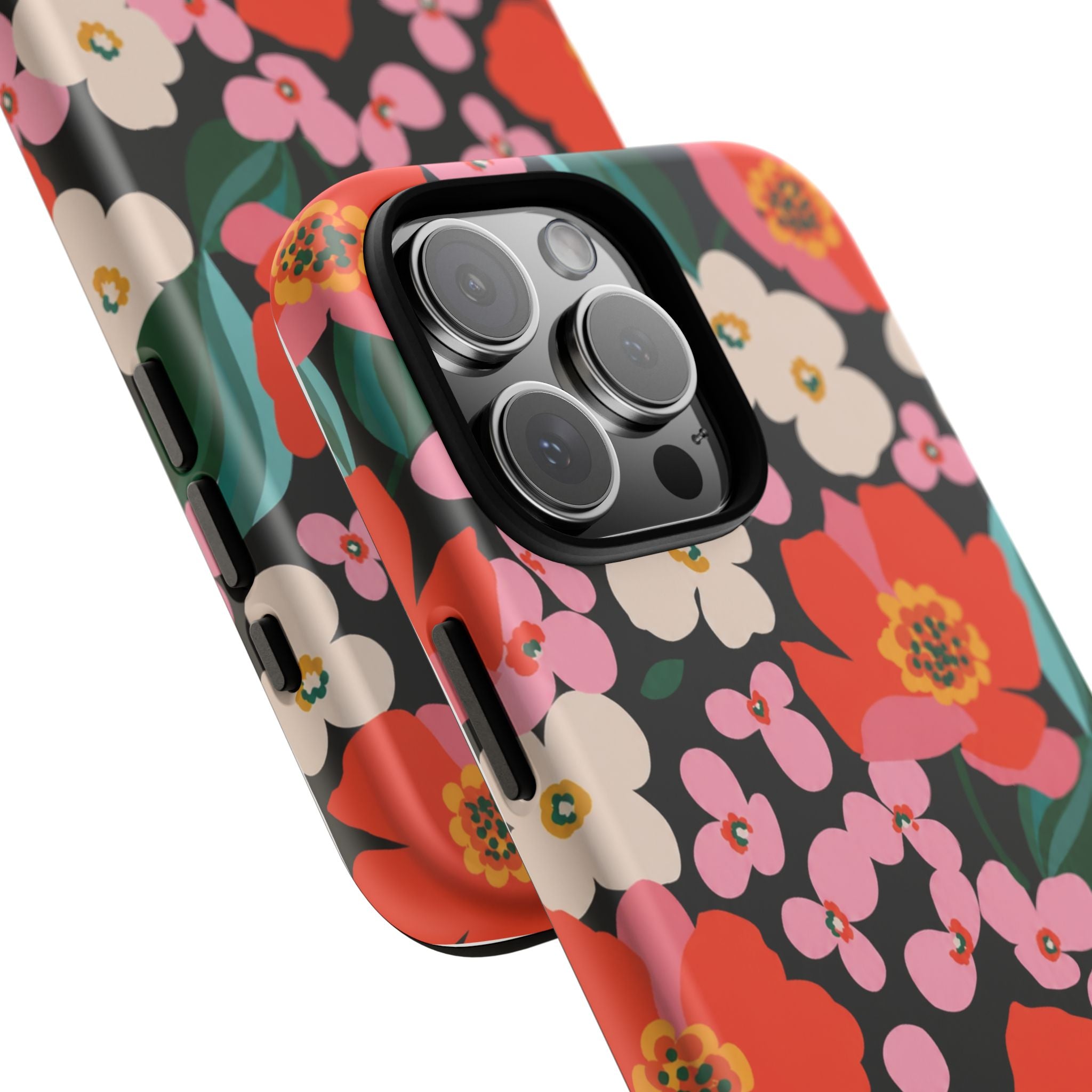 Bold Retro Floral Tough Case