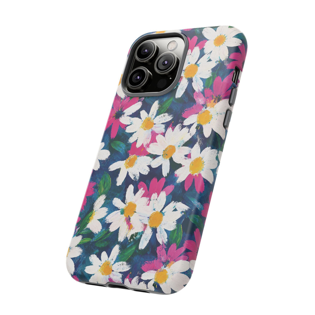 Painted Daisy Floral Tough Case