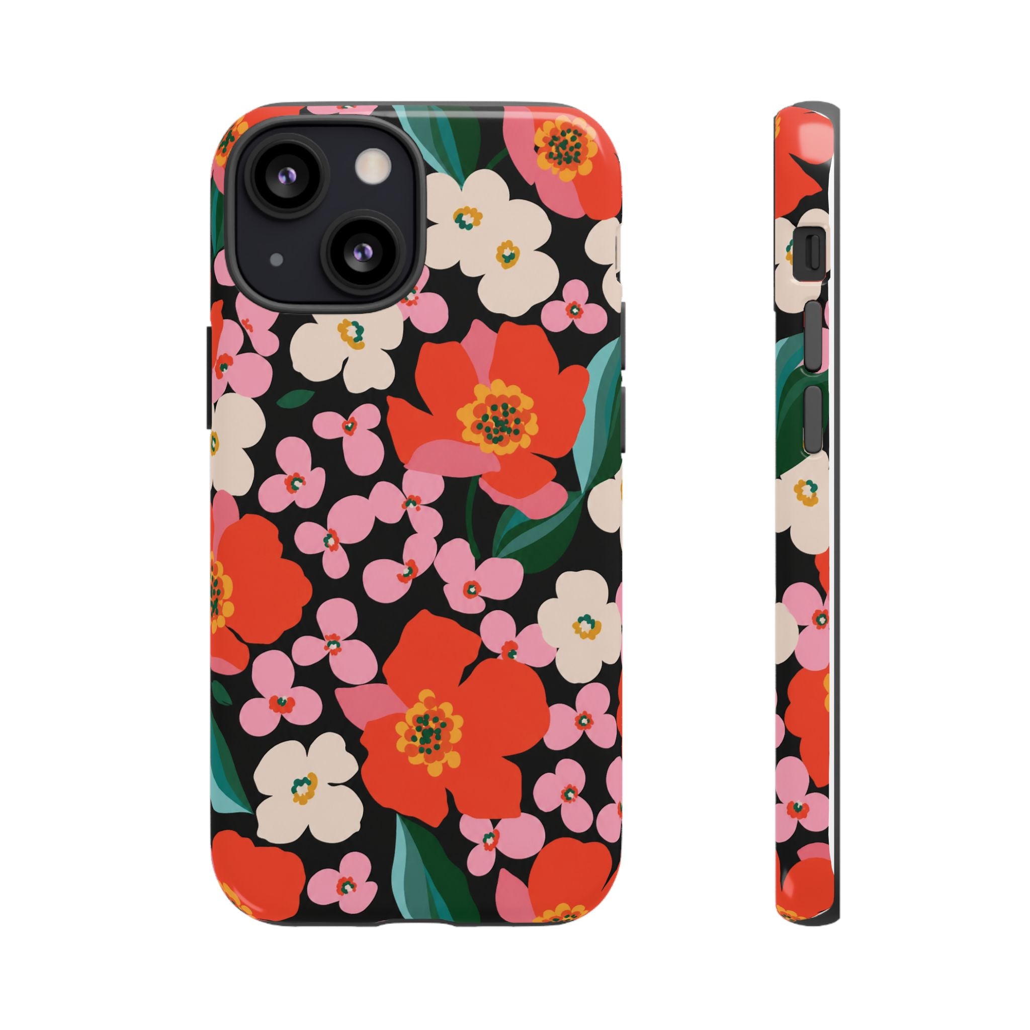 Bold Retro Floral Tough Case