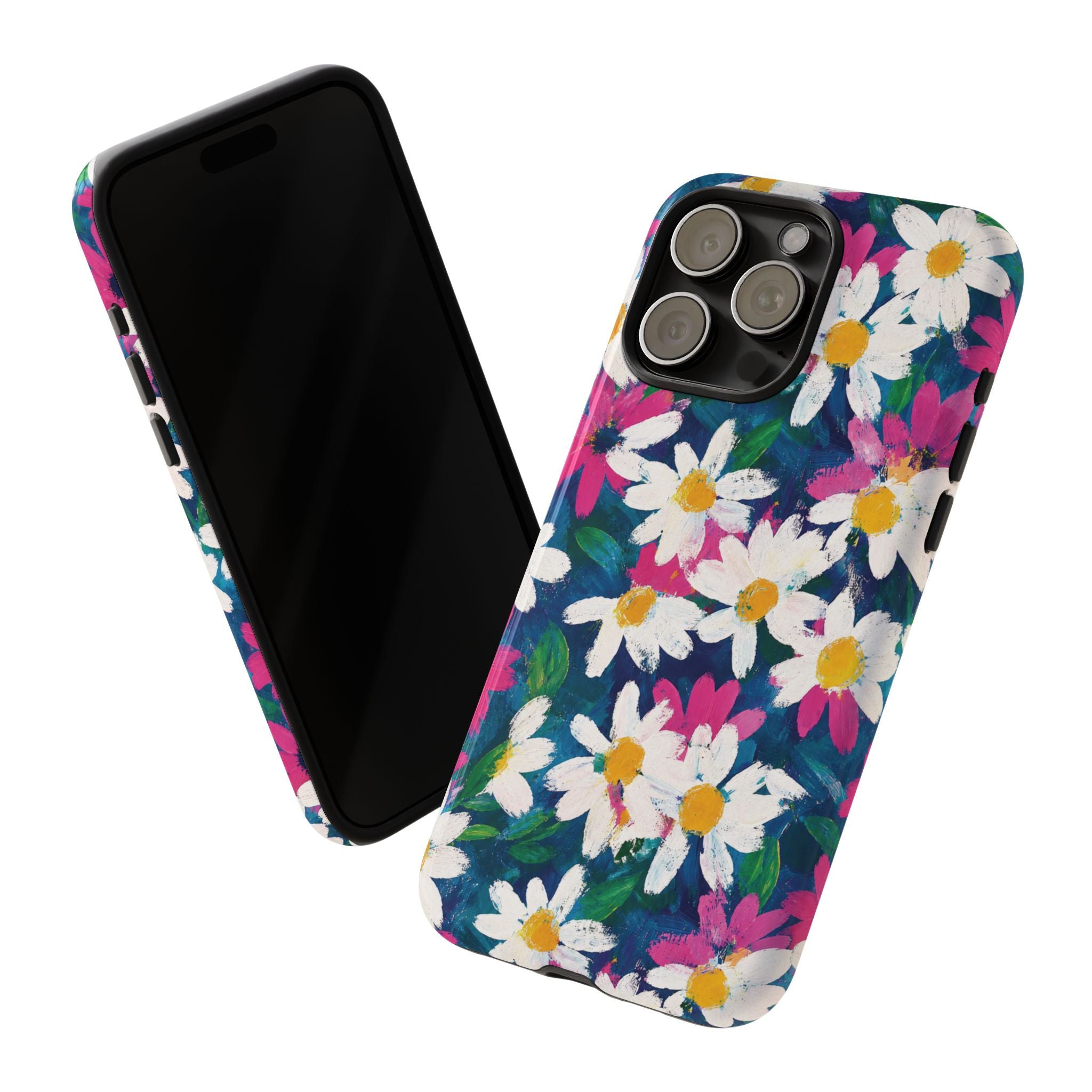 Painted Daisy Floral Tough Case