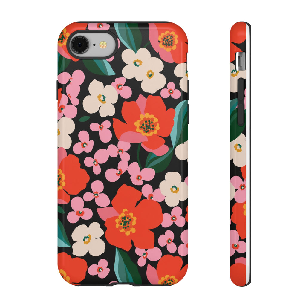 Bold Retro Floral Tough Case