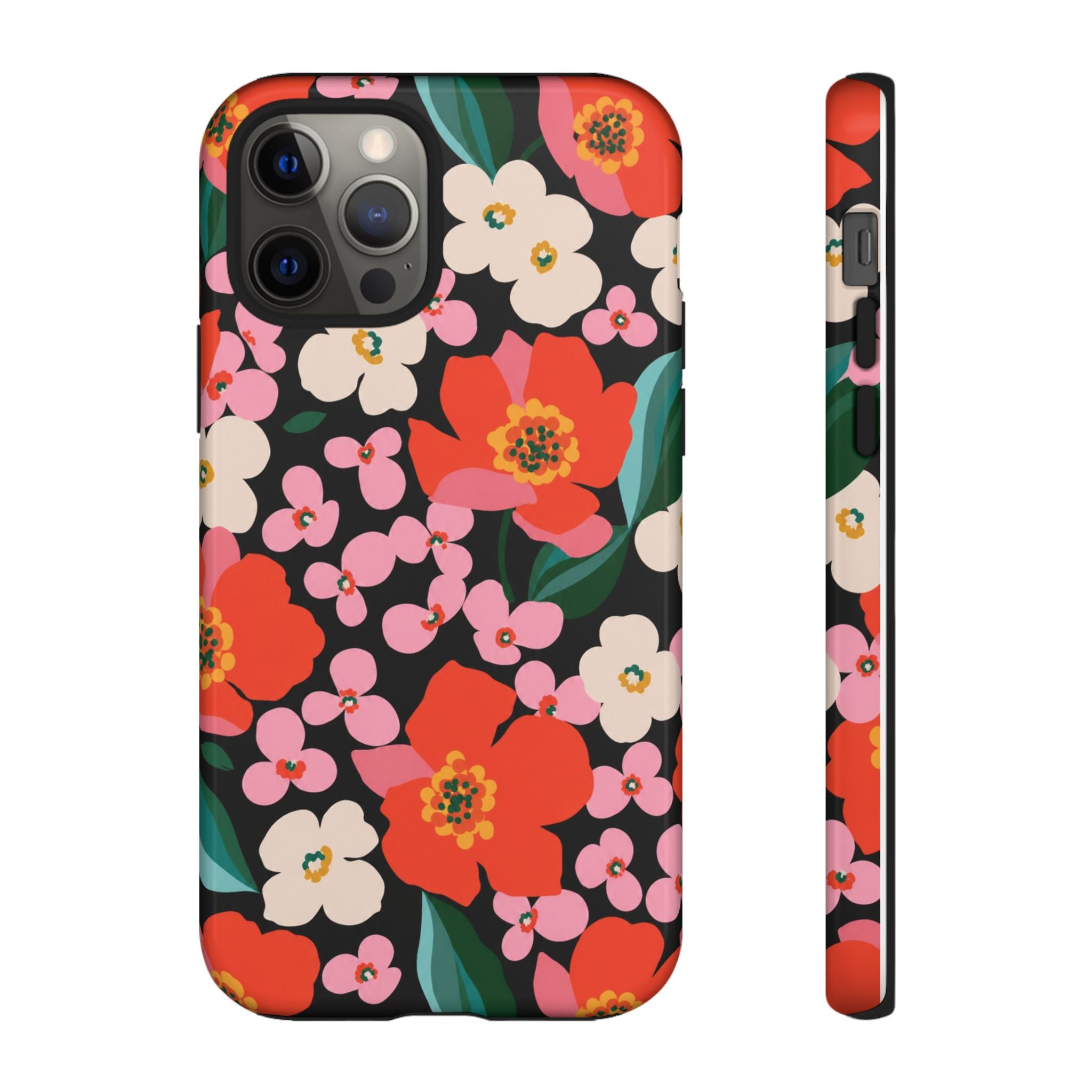 Bold Retro Floral Tough Case