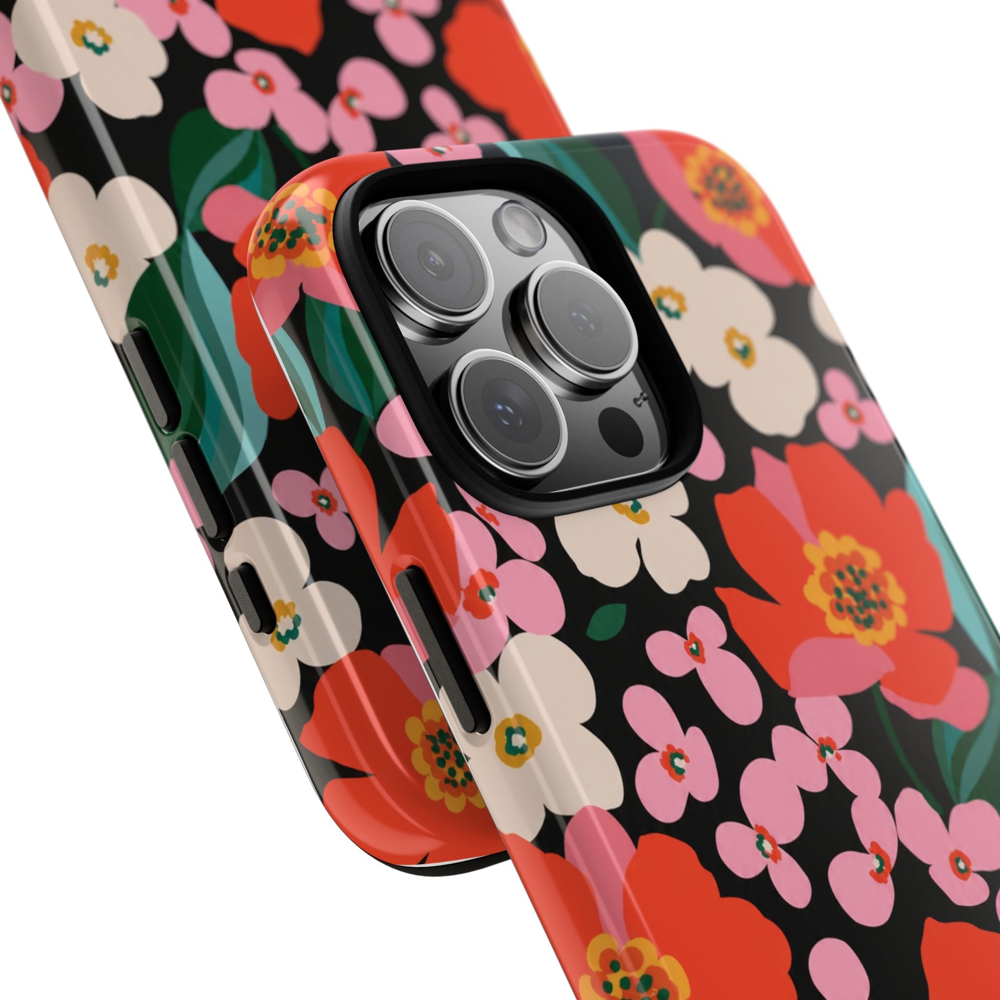 Bold Retro Floral Tough Case