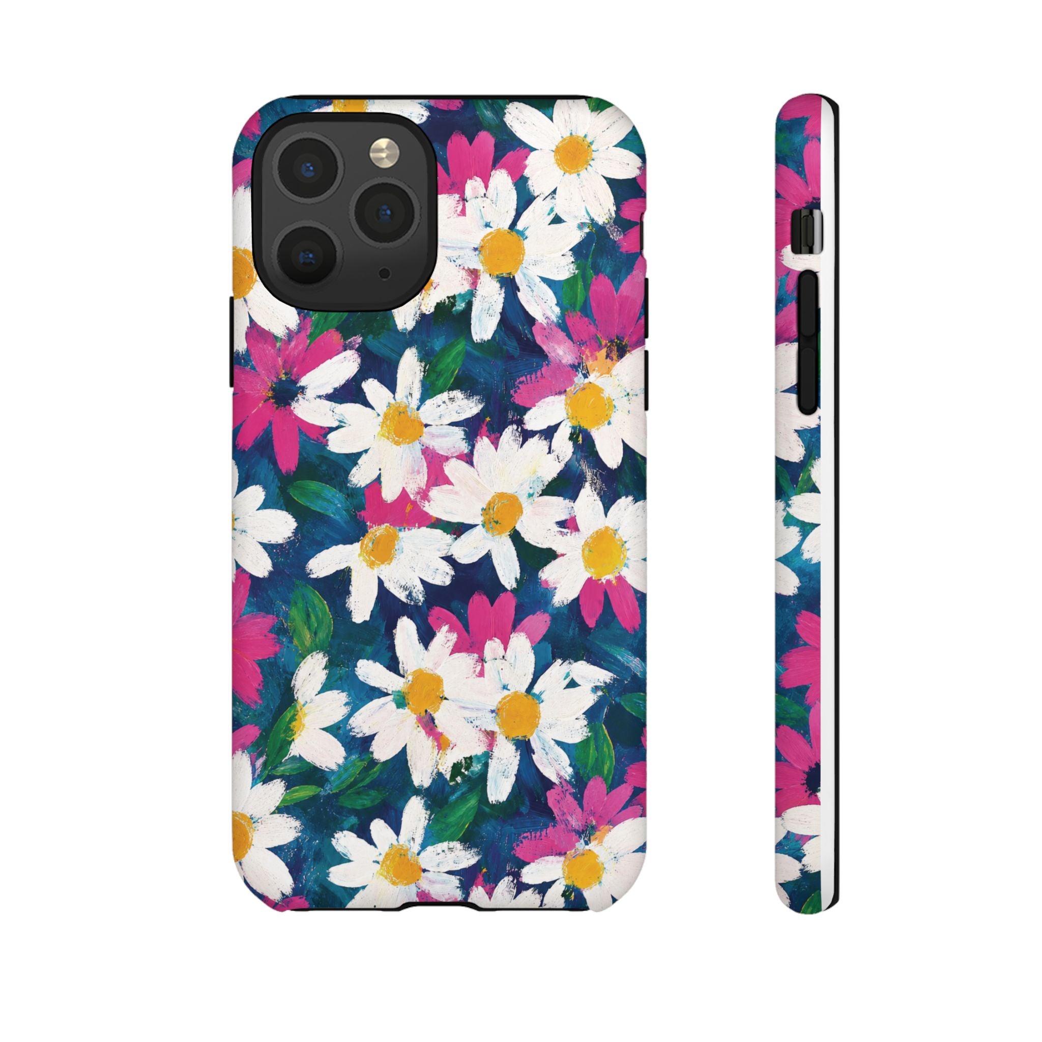 Painted Daisy Floral Tough Case