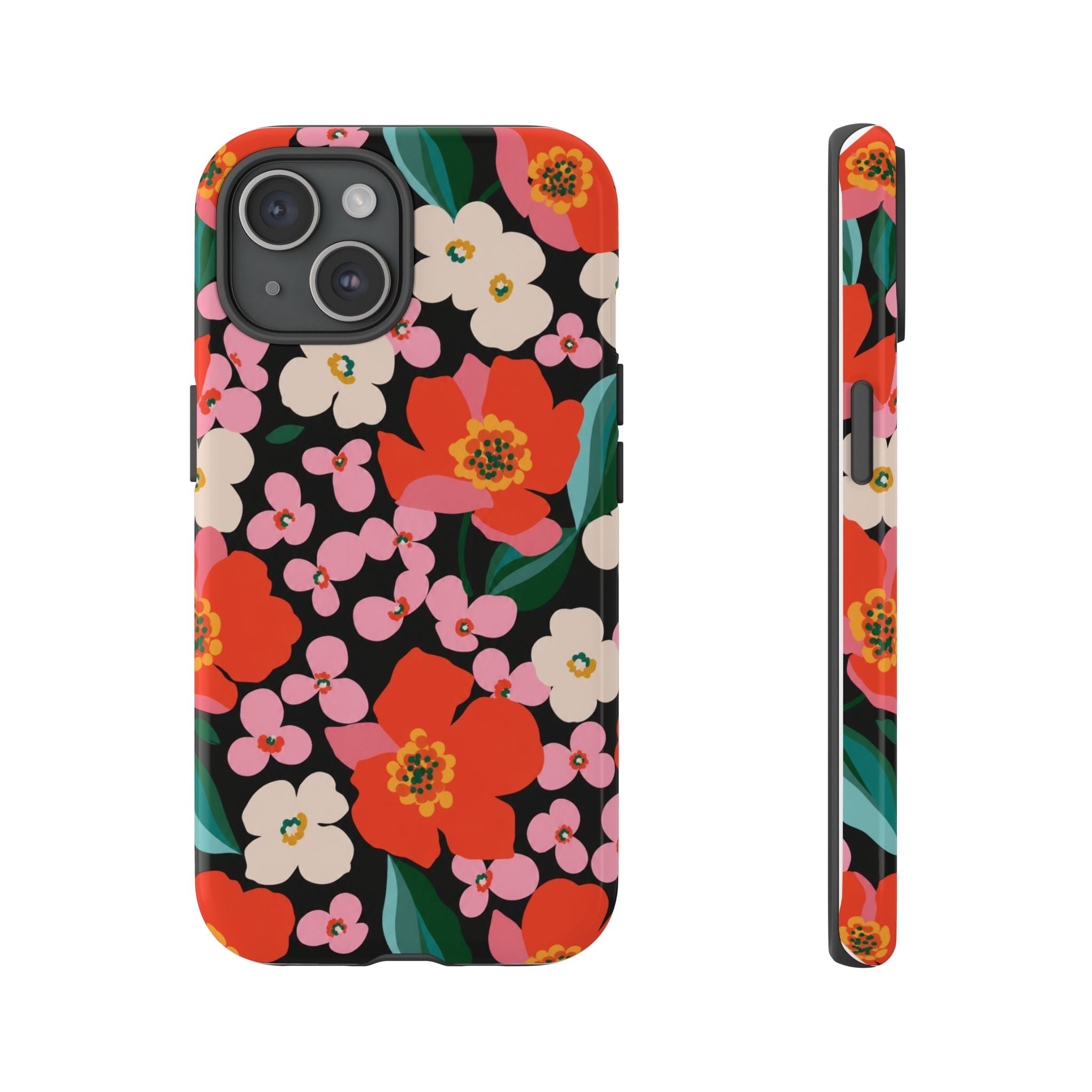 Bold Retro Floral Tough Case