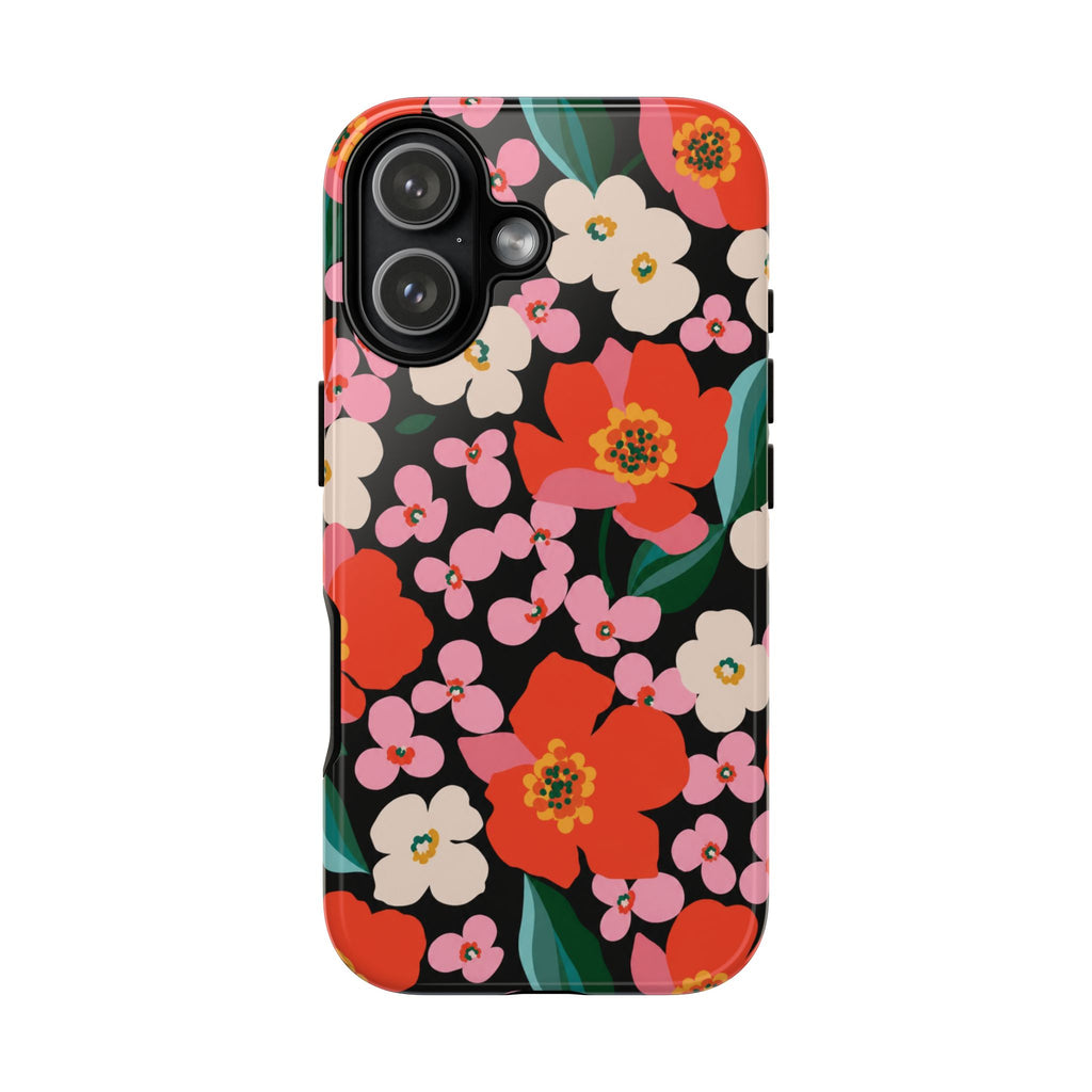 Bold Retro Floral Tough Case