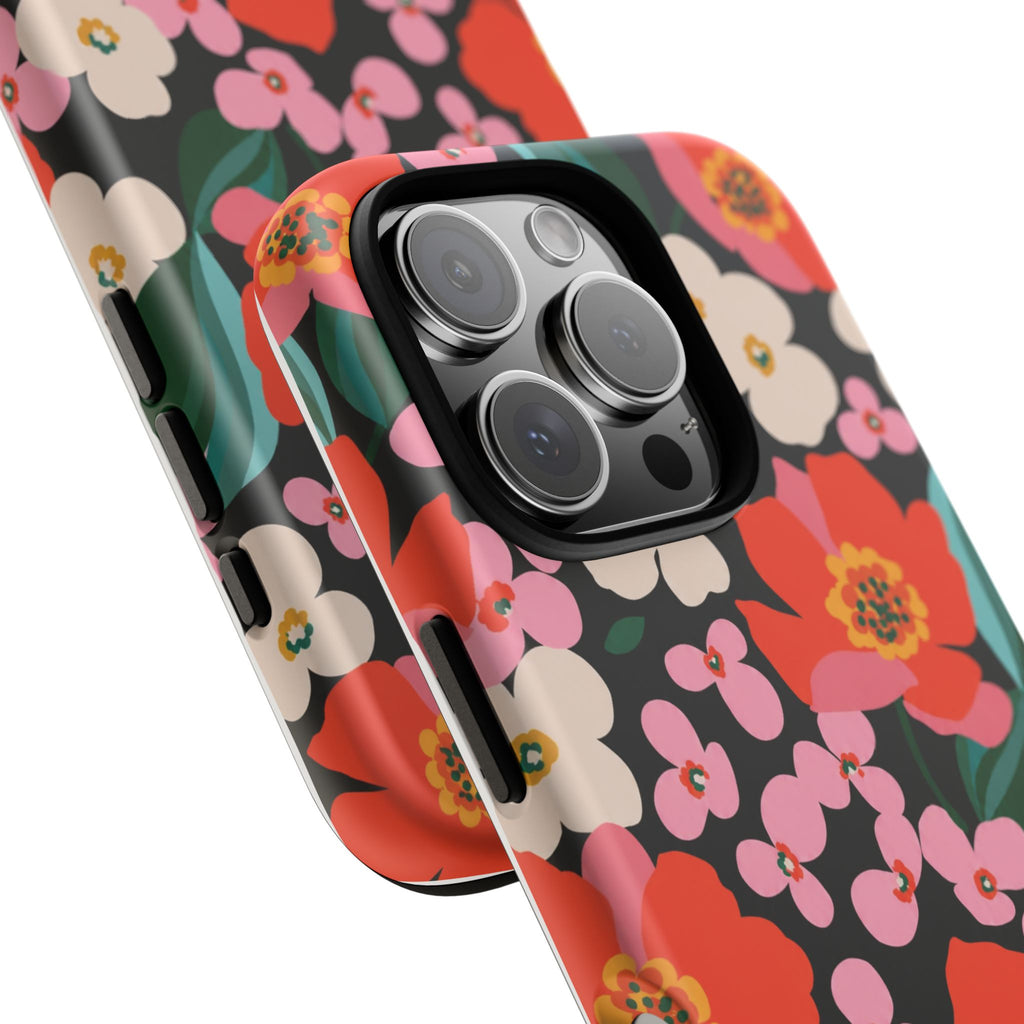 Bold Retro Floral Tough Case