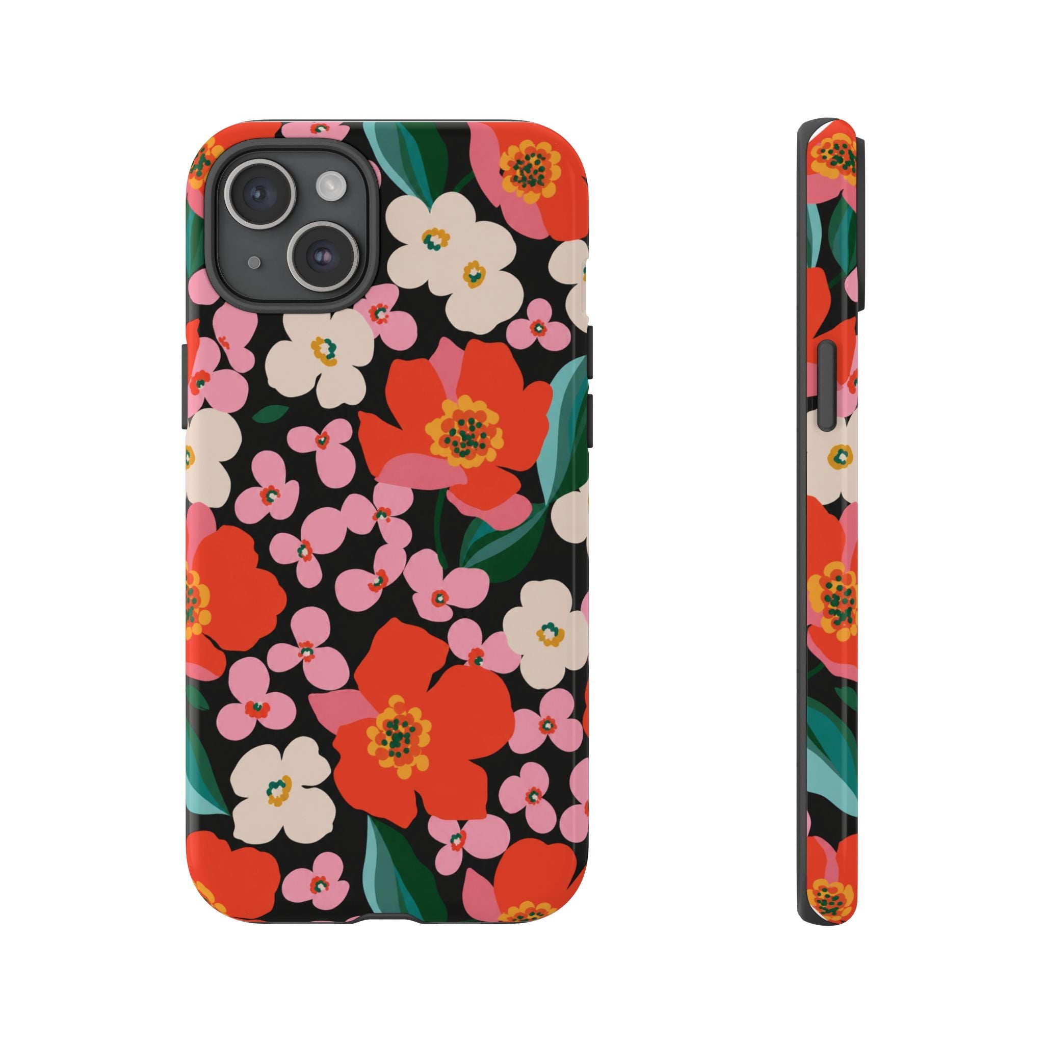 Bold Retro Floral Tough Case