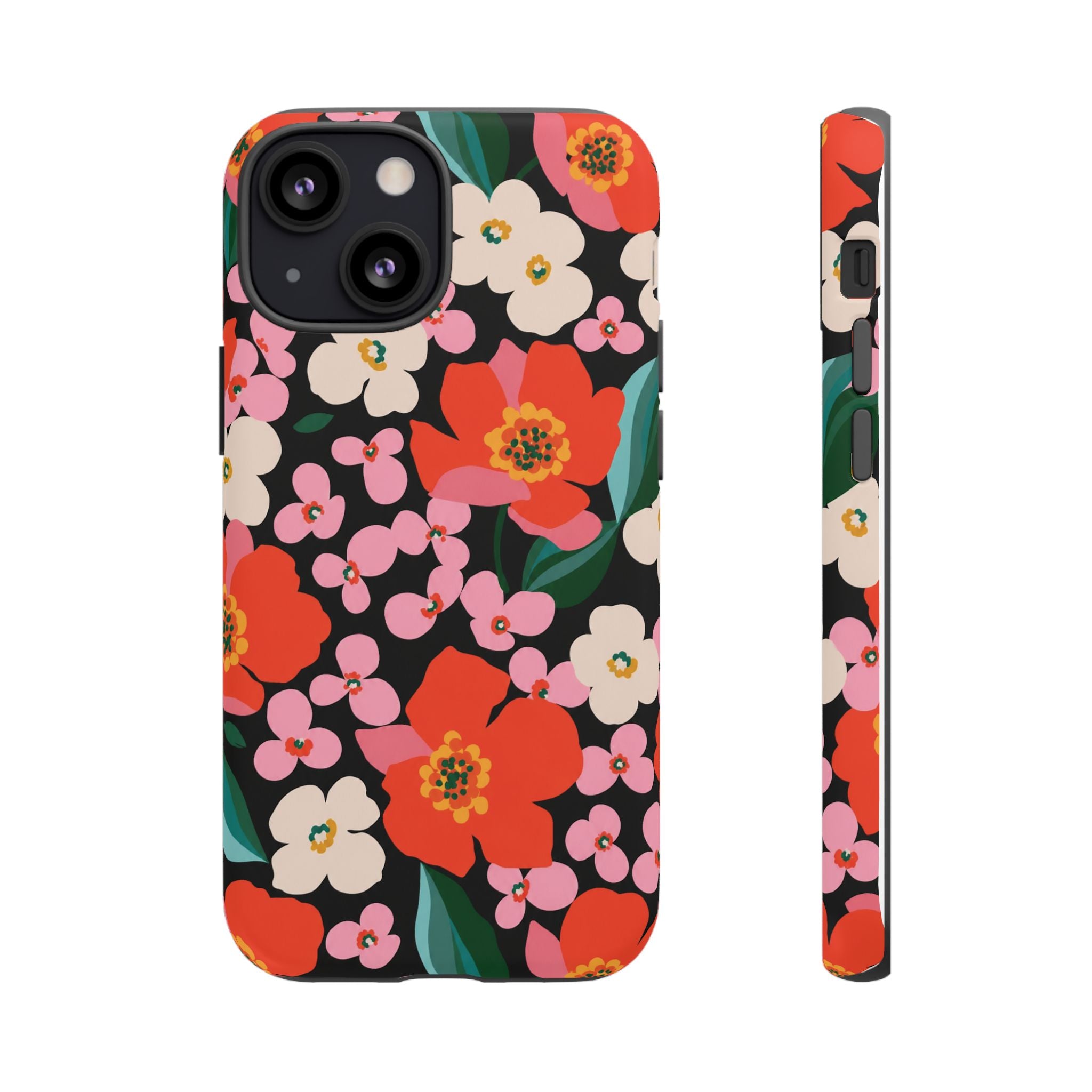 Bold Retro Floral Tough Case