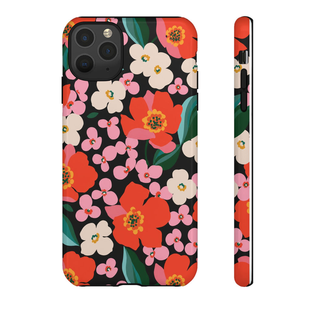 Bold Retro Floral Tough Case