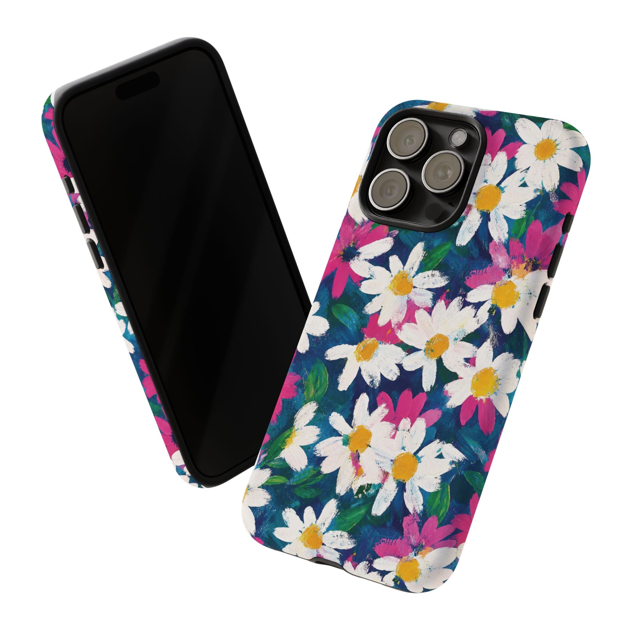 Painted Daisy Floral Tough Case