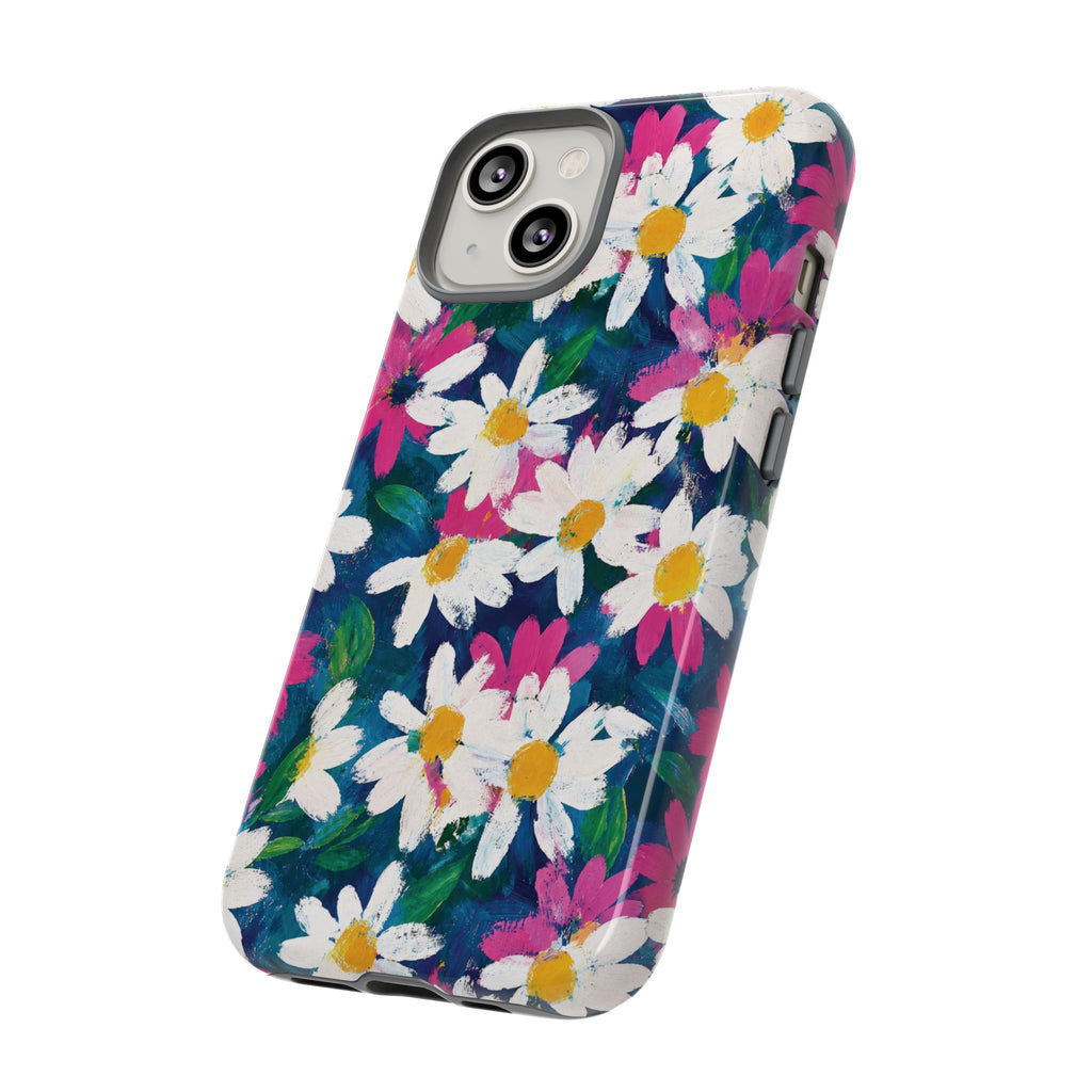 Painted Daisy Floral Tough Case