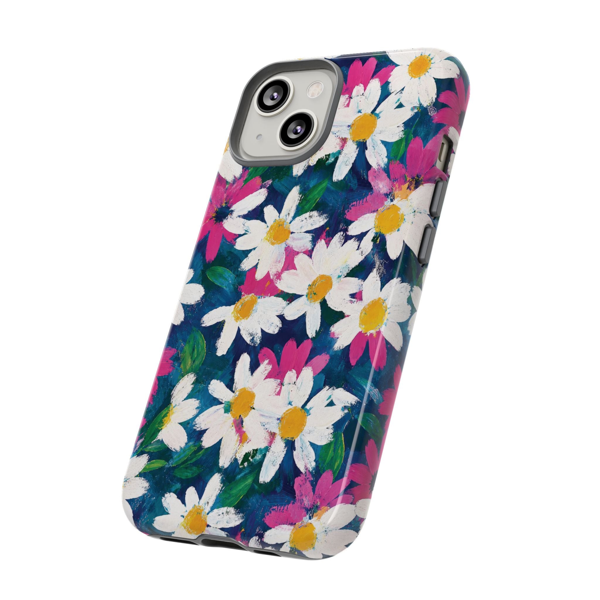 Painted Daisy Floral Tough Case
