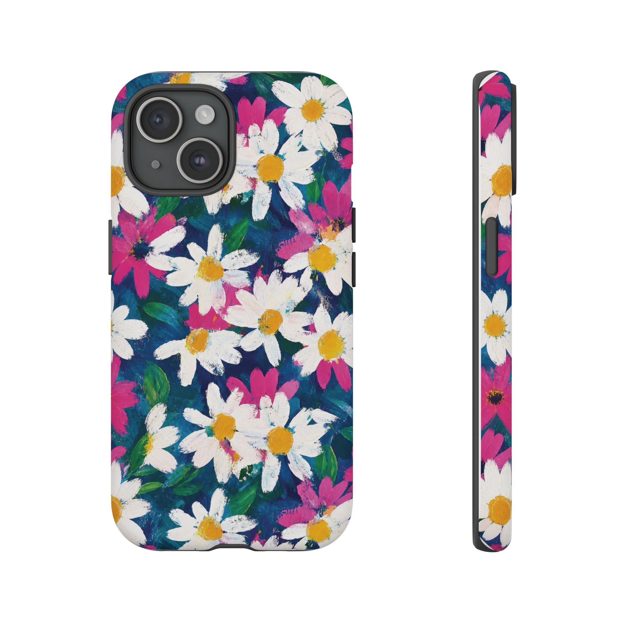 Painted Daisy Floral Tough Case
