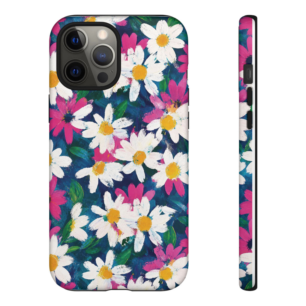 Painted Daisy Floral Tough Case