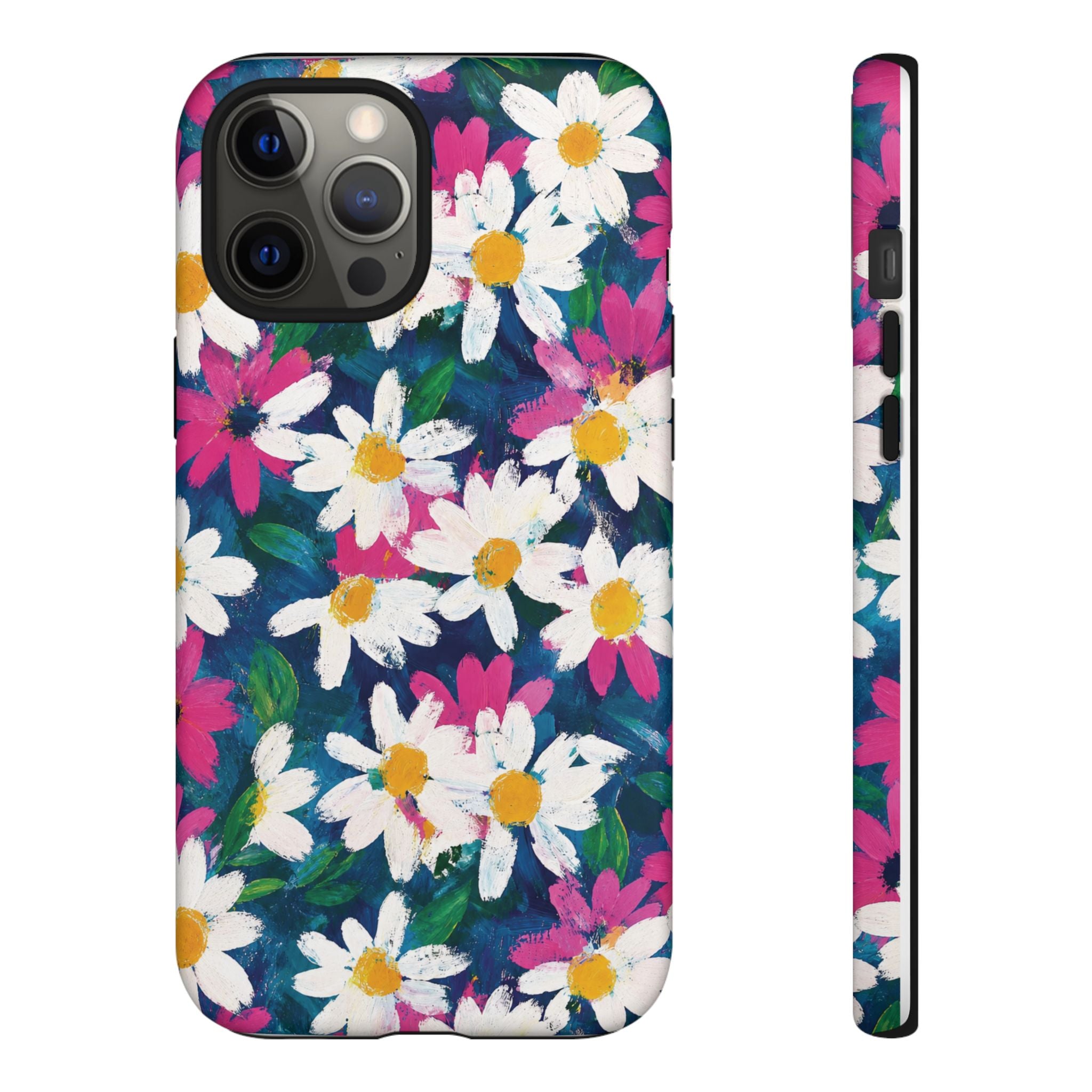 Painted Daisy Floral Tough Case