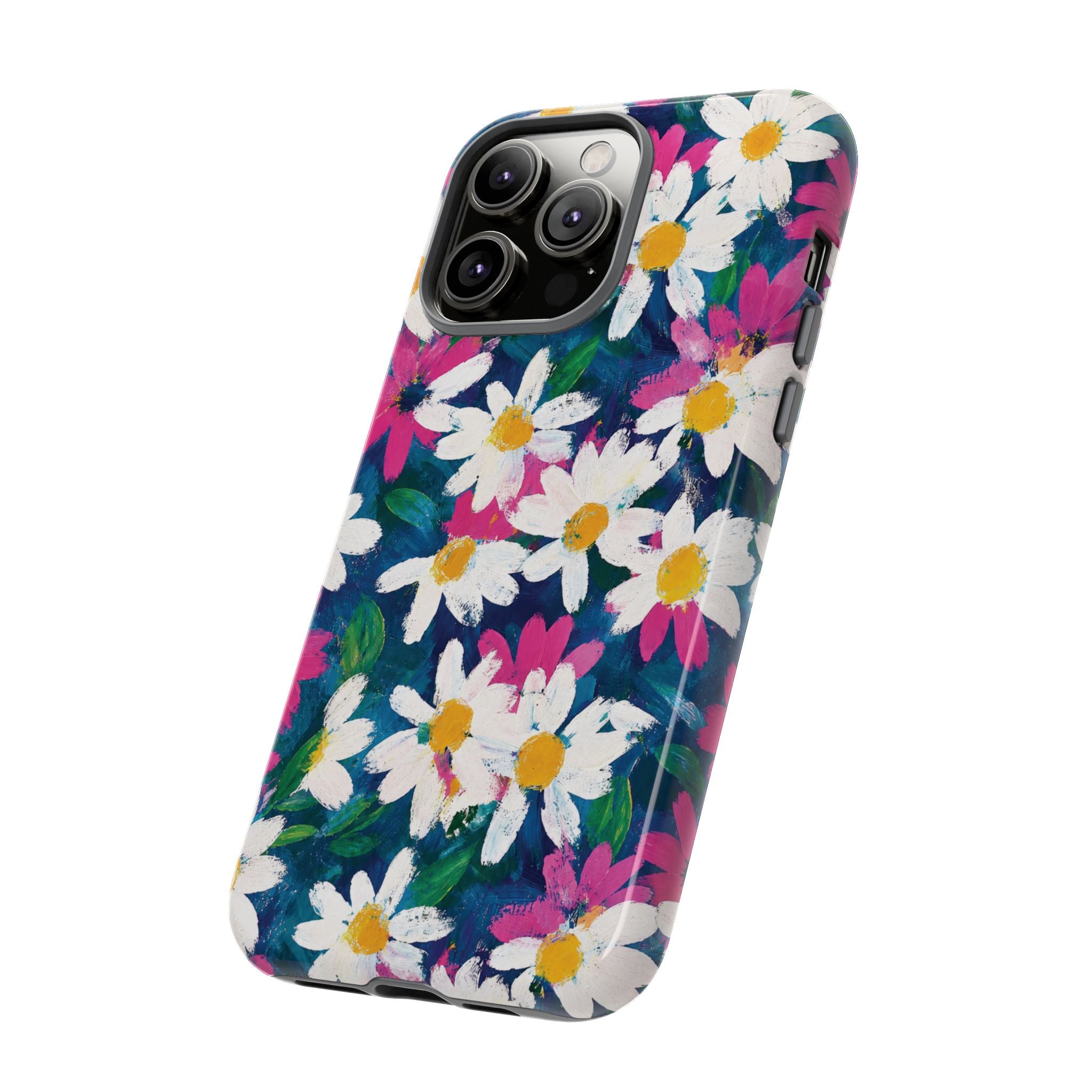 Painted Daisy Floral Tough Case